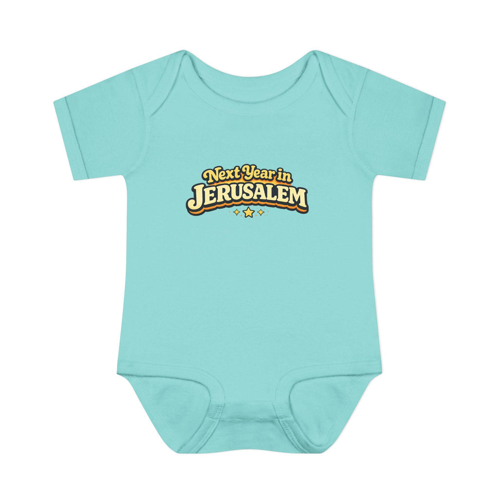 Next Year in Jerusalem Bodysuit | Baby Jewish Holiday Passover Shirt