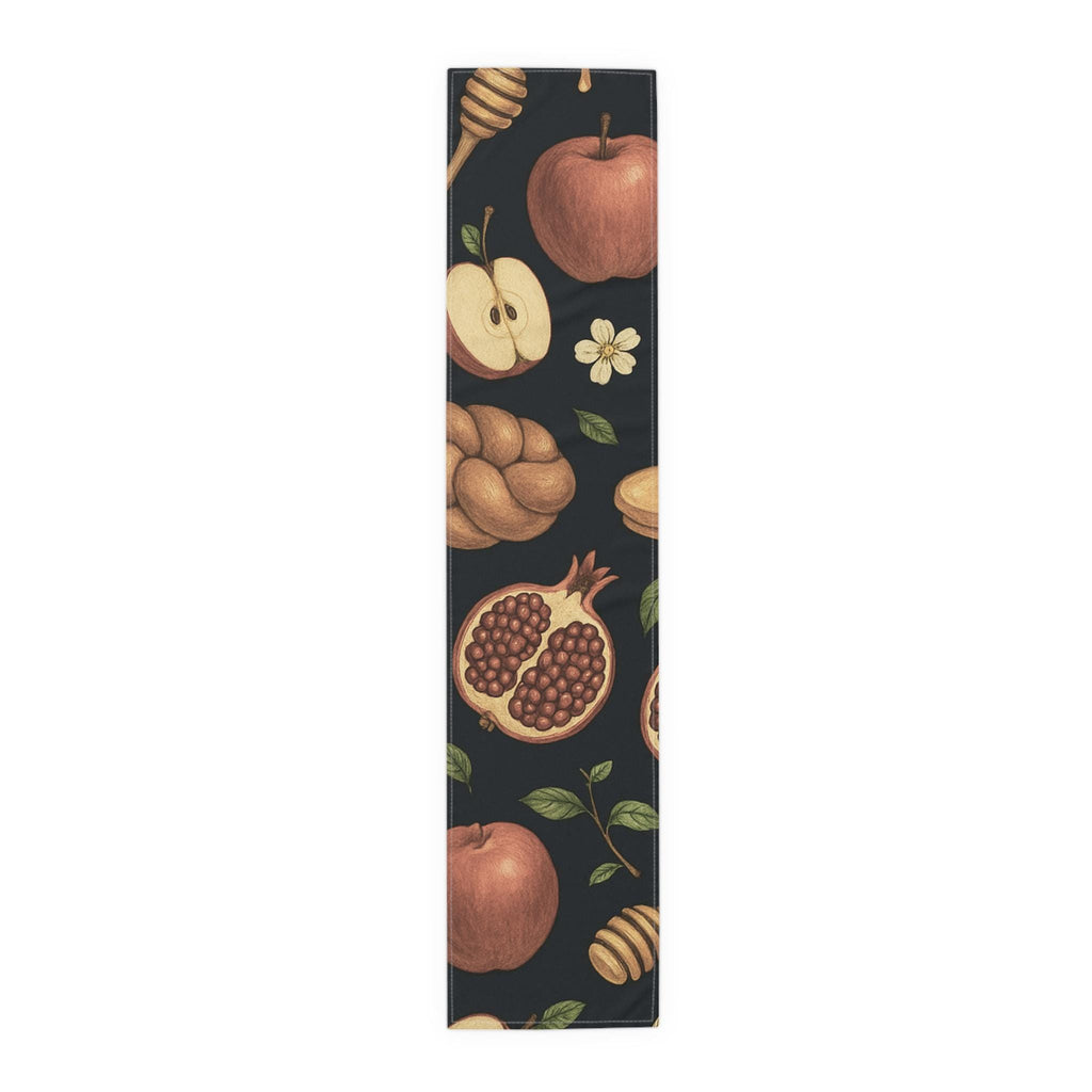 Rosh Hashanah Pomegranate Table Runner 16x90