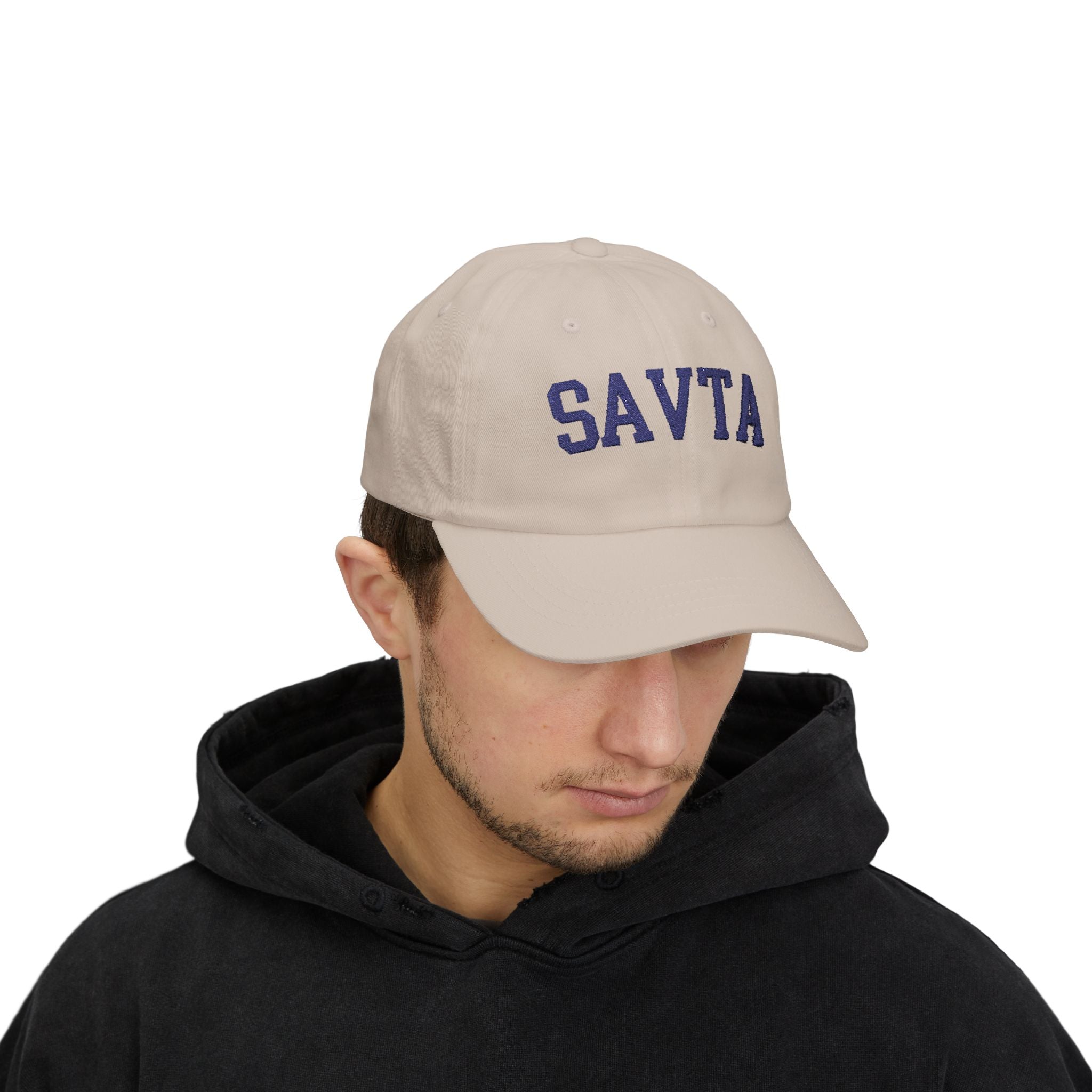 Savta Embroidered Baseball Cap Jewish Grandma Hat Hebrew Grandmother Gift College Style Dad Hat Adjustable Cotton