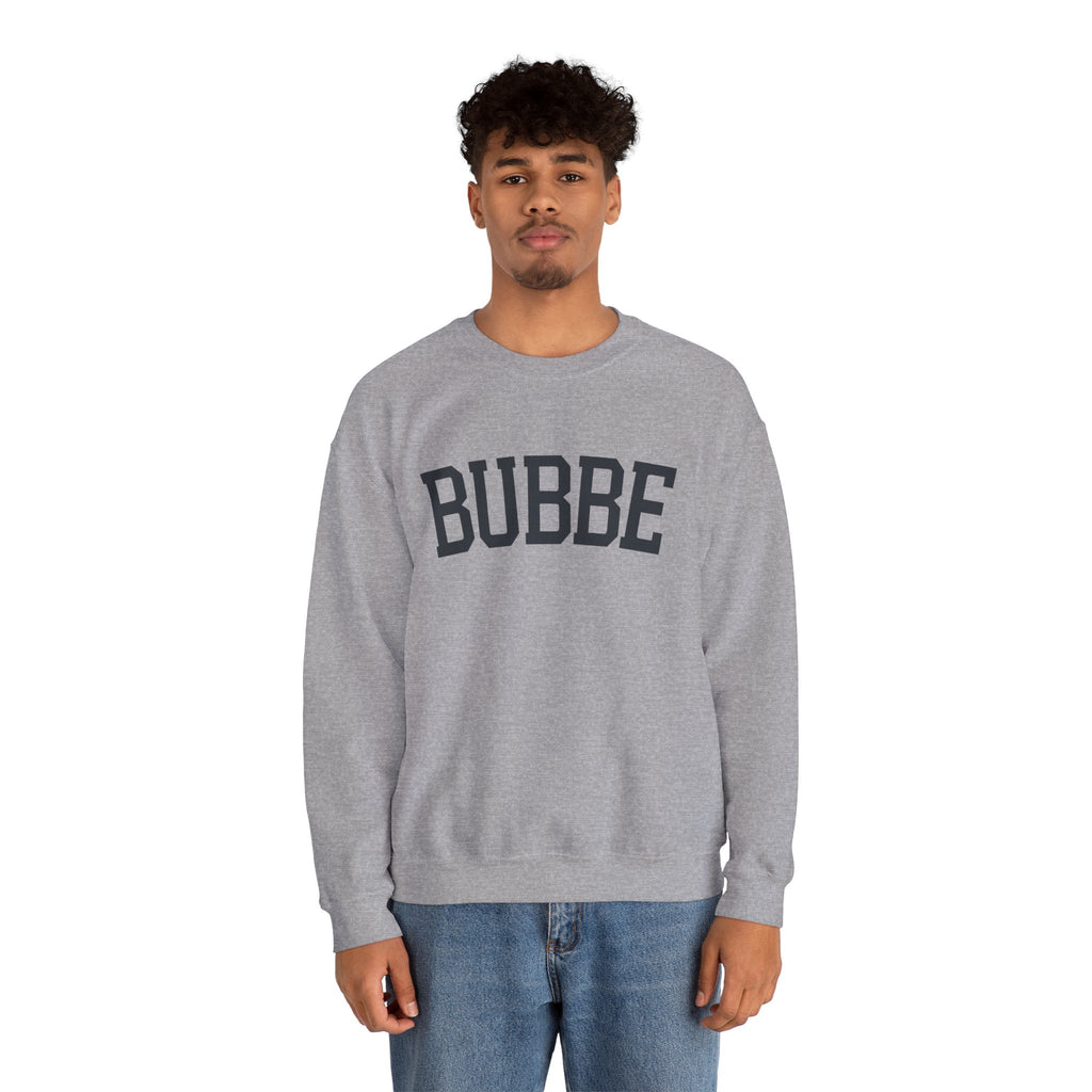 BUBBE Sweatshirt Hebrew Grandma Crewneck, Jewish Grandmother Cozy Pullover, Embroidered Family Gift
