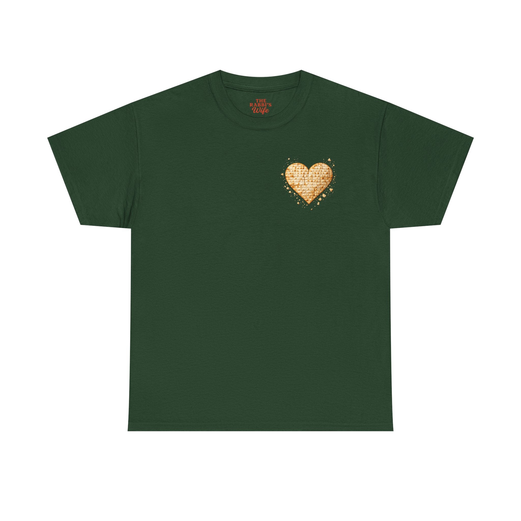 Matzah Heart T Shirt Passover Shirt for Women, Jewish Holiday Tee, Matzah Texture Love Shirt, Jewish Mom Gift