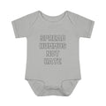 Spread Hummus Not Hate Baby Onesie Funny Jewish Infant Bodysuit, Foodie Humor Baby Shower Gift