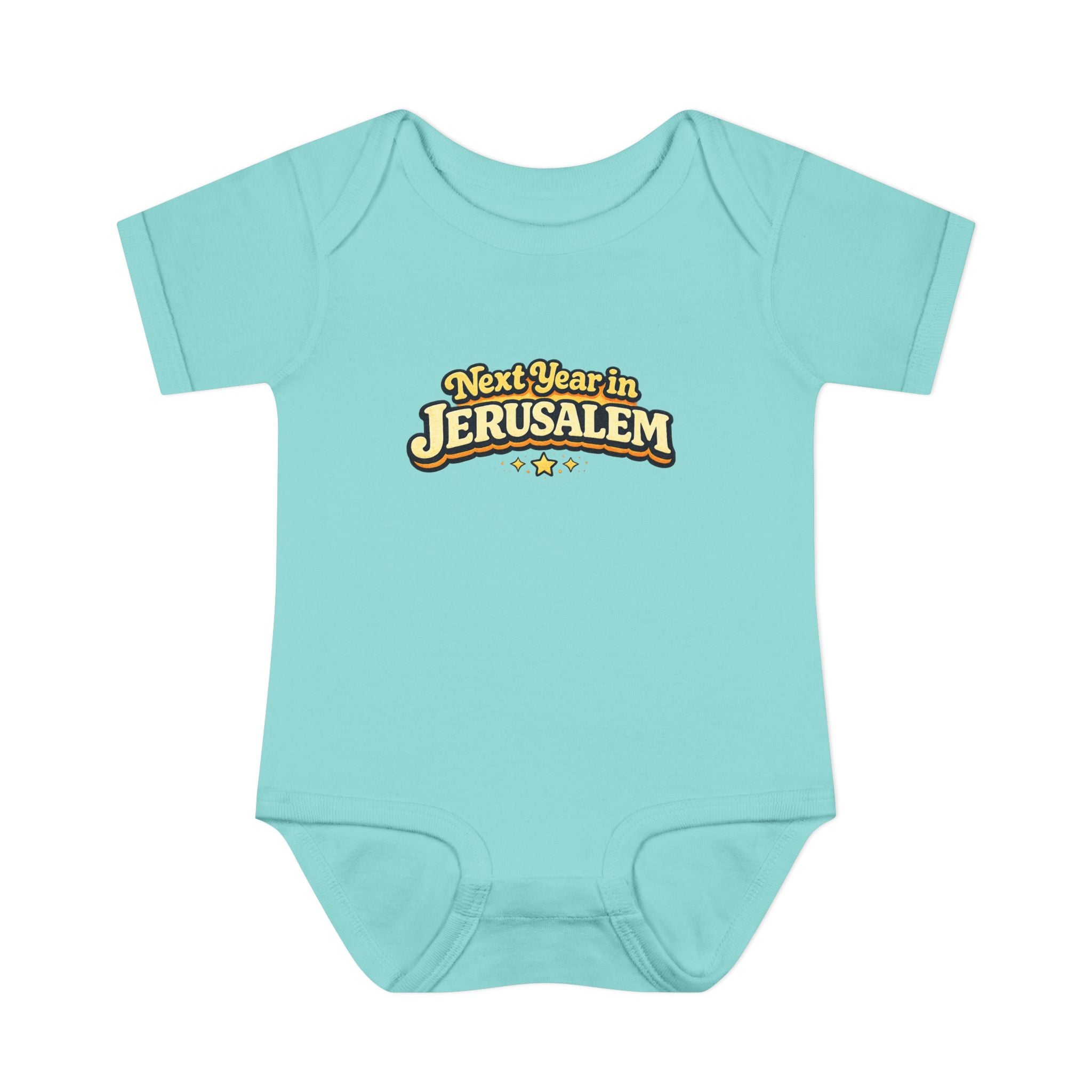 Next Year in Jerusalem Bodysuit | Baby Jewish Holiday Passover Shirt