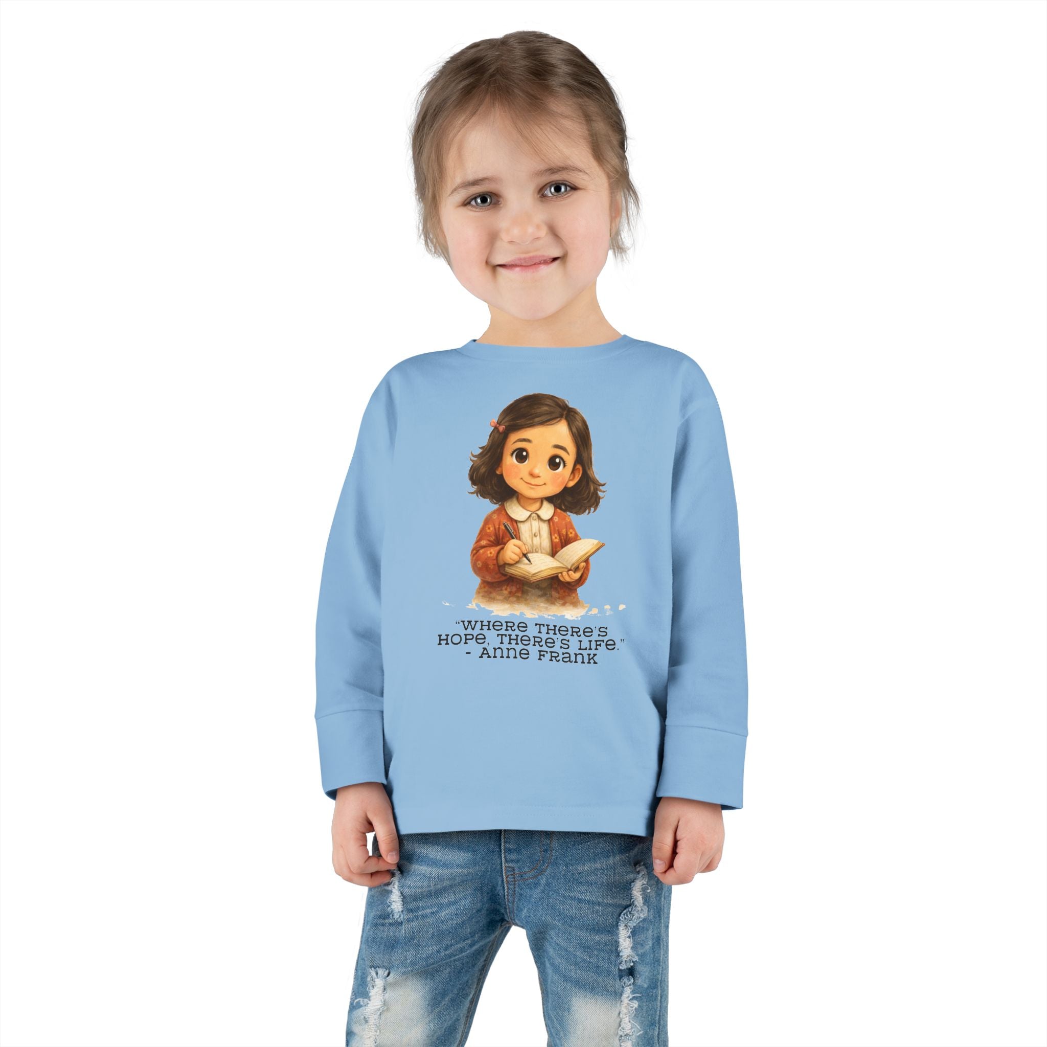 Anne Frank Kids Shirt, Jewish Hero Kids Tee Inspirational Quote, Jewish History Shirt for Children, Hebrew School Gift, Jewish Pride Kids