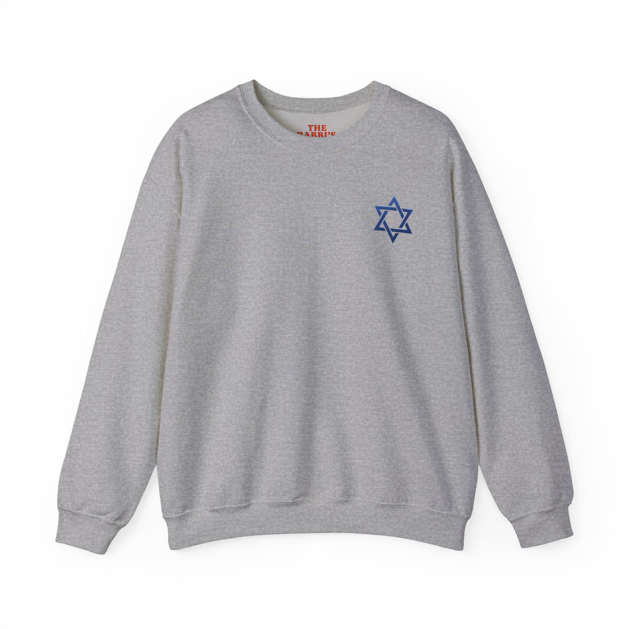 Haters Gonna Schmate Sweatshirt, Retro Jewish Crewneck, Star of David Graphic