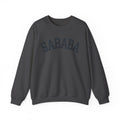 Sababa Sweatshirt Hebrew Slang Crewneck, Israeli Script Collegiate Pullover Gift