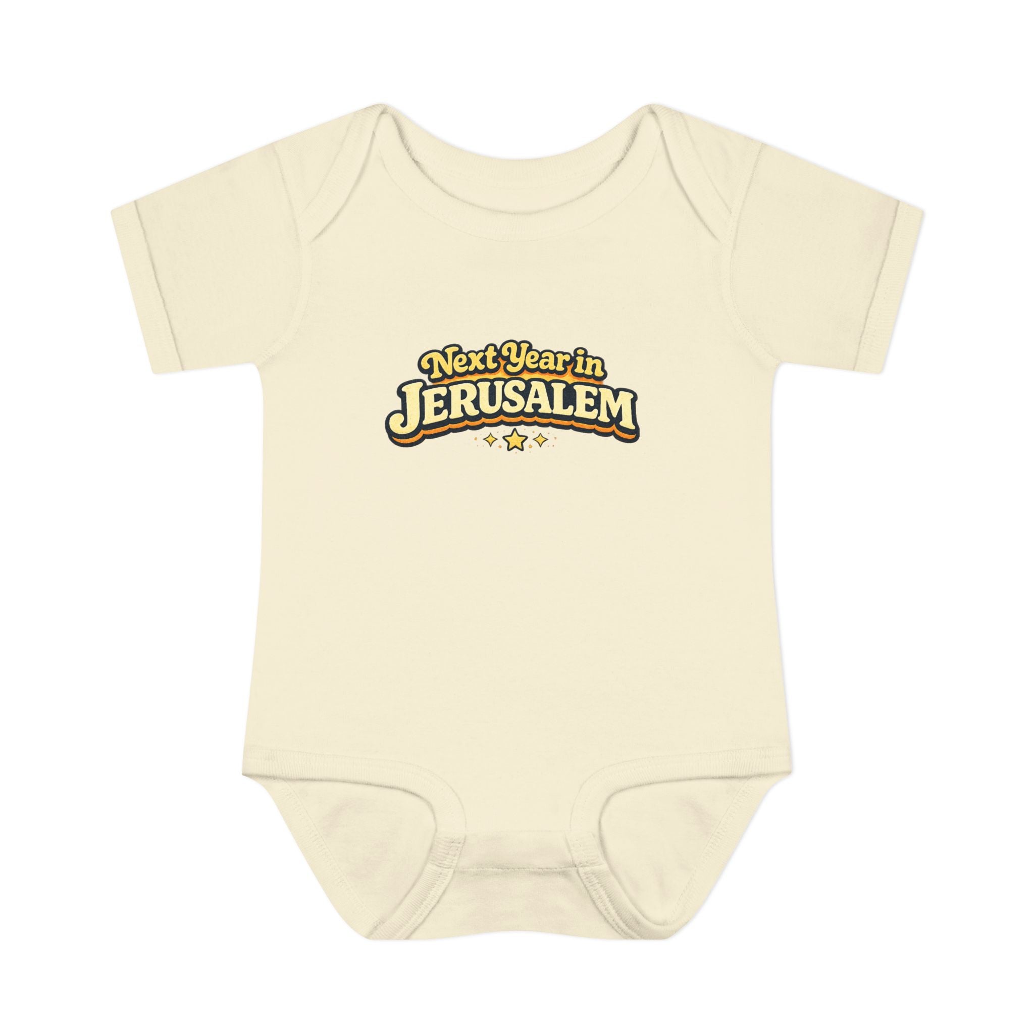 Next Year in Jerusalem Bodysuit | Baby Jewish Holiday Passover Shirt