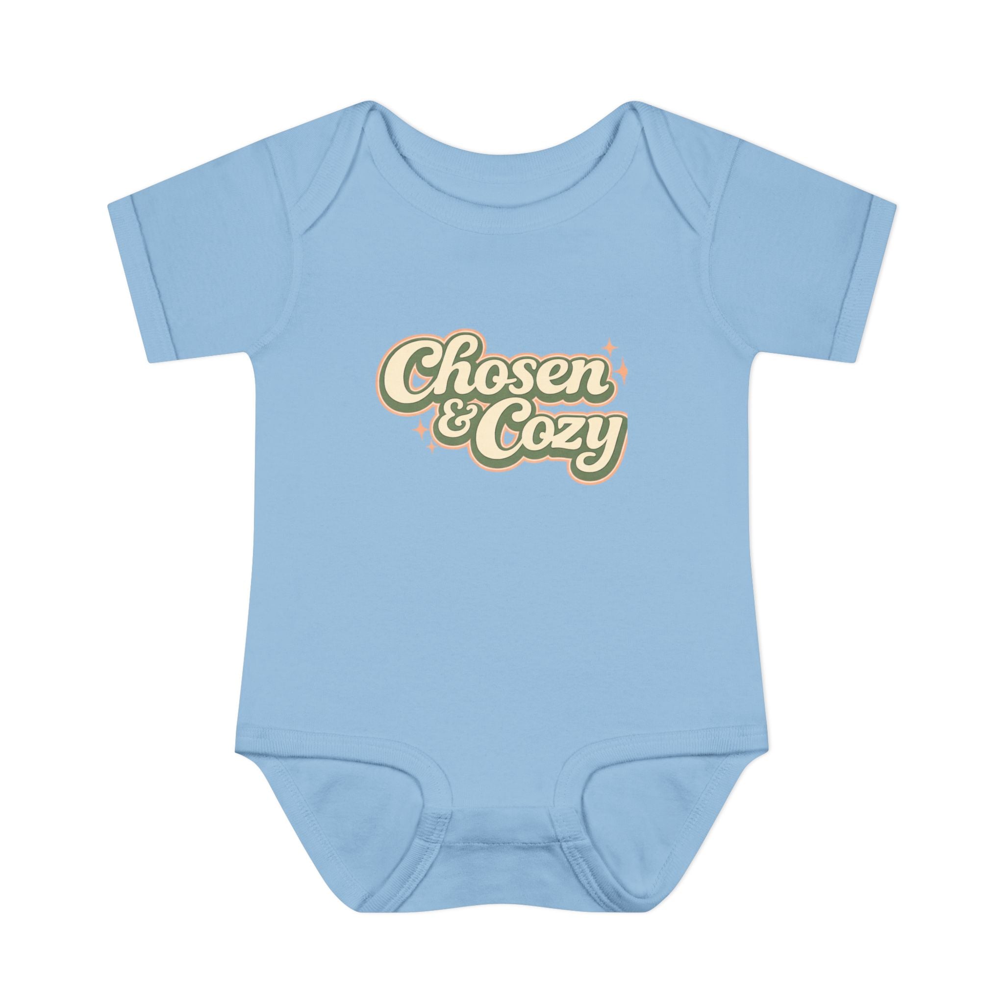 Chosen & Cozy Passover Pasach Infant Bodysuit | Retro Script Baby Onesie