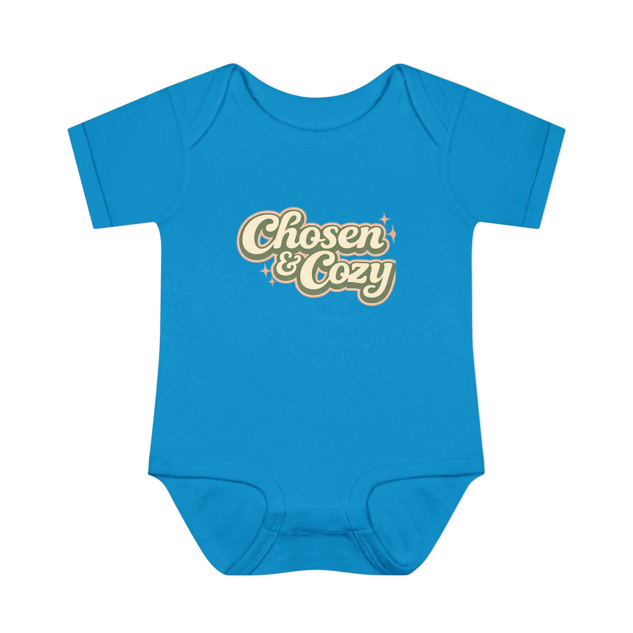 Chosen & Cozy Passover Pasach Infant Bodysuit | Retro Script Baby Onesie
