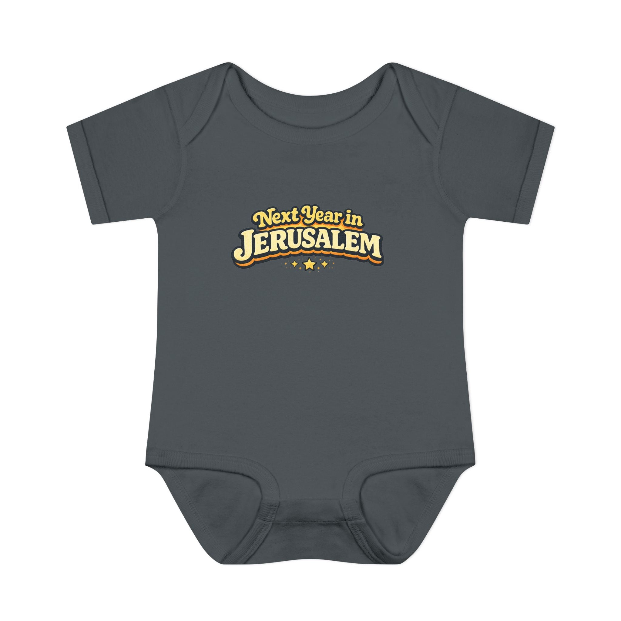 Next Year in Jerusalem Bodysuit | Baby Jewish Holiday Passover Shirt