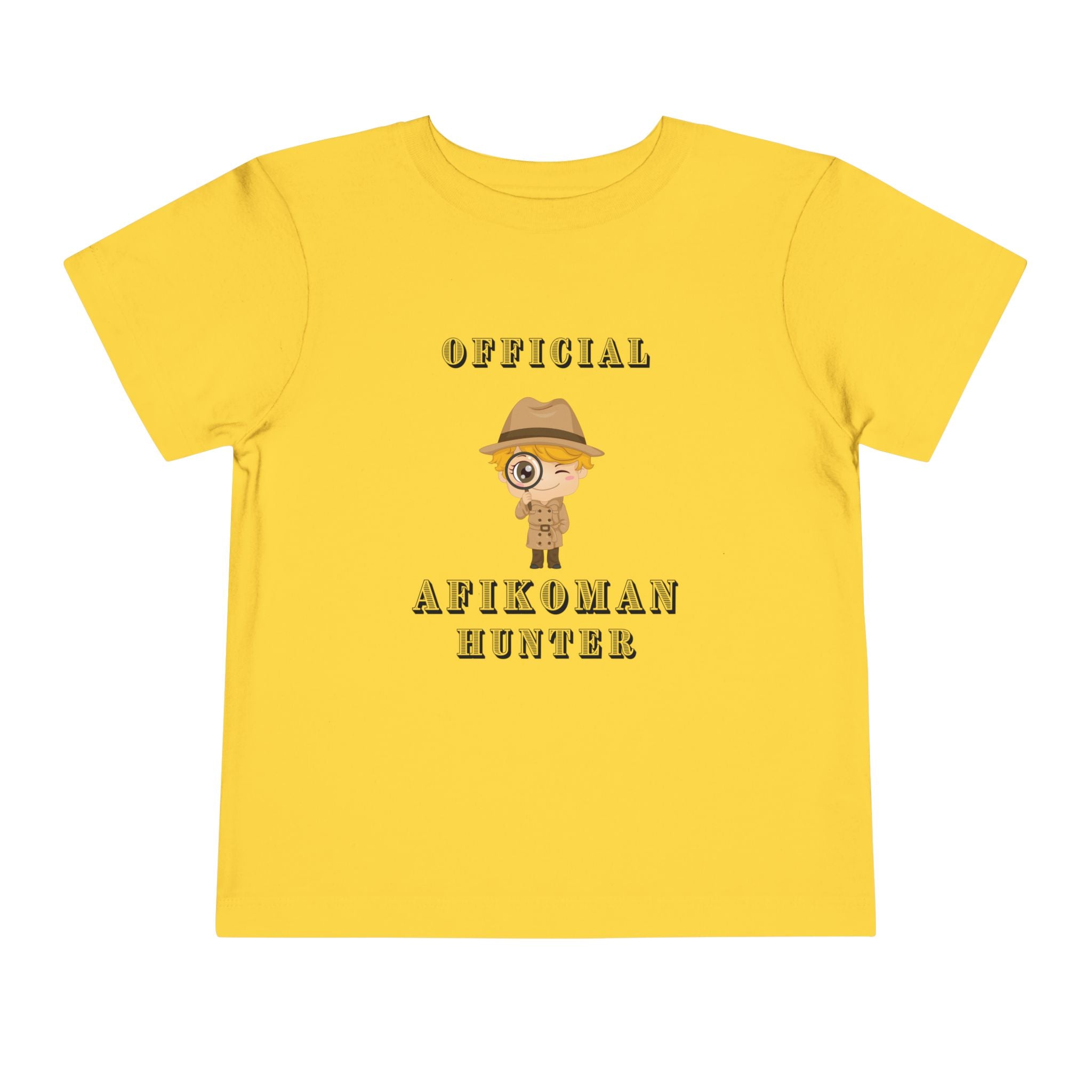Afikomen Hunter Toddler T Shirt, Passover Kids Shirt , Pesach Seder Outfit, Jewish Holiday Kids Gift girl
