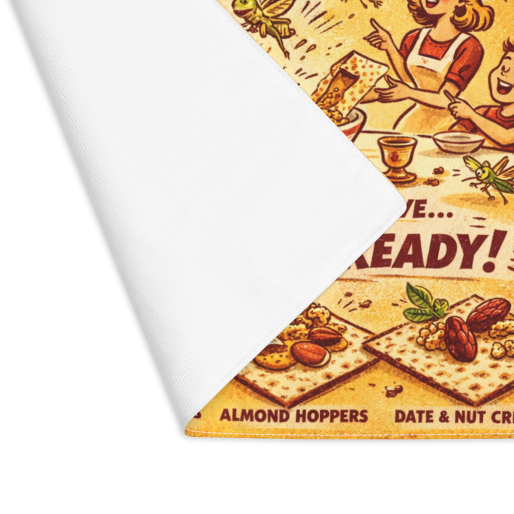 PASSOVER pesach locust crunch Passover Placemat, Funny Seder Table Mat, Pesach Decor