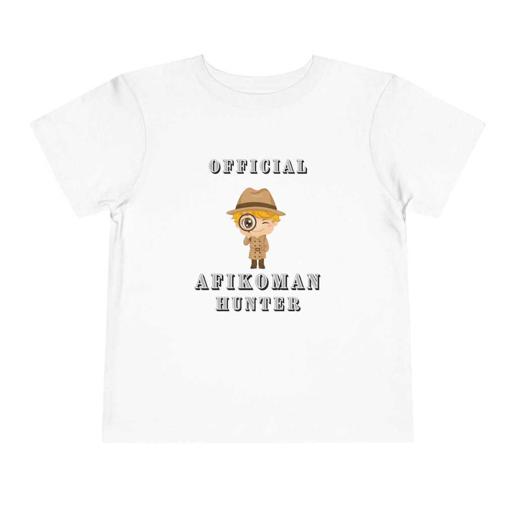 Afikomen Hunter Toddler T Shirt, Passover Kids Shirt , Pesach Seder Outfit, Jewish Holiday Kids Gift girl
