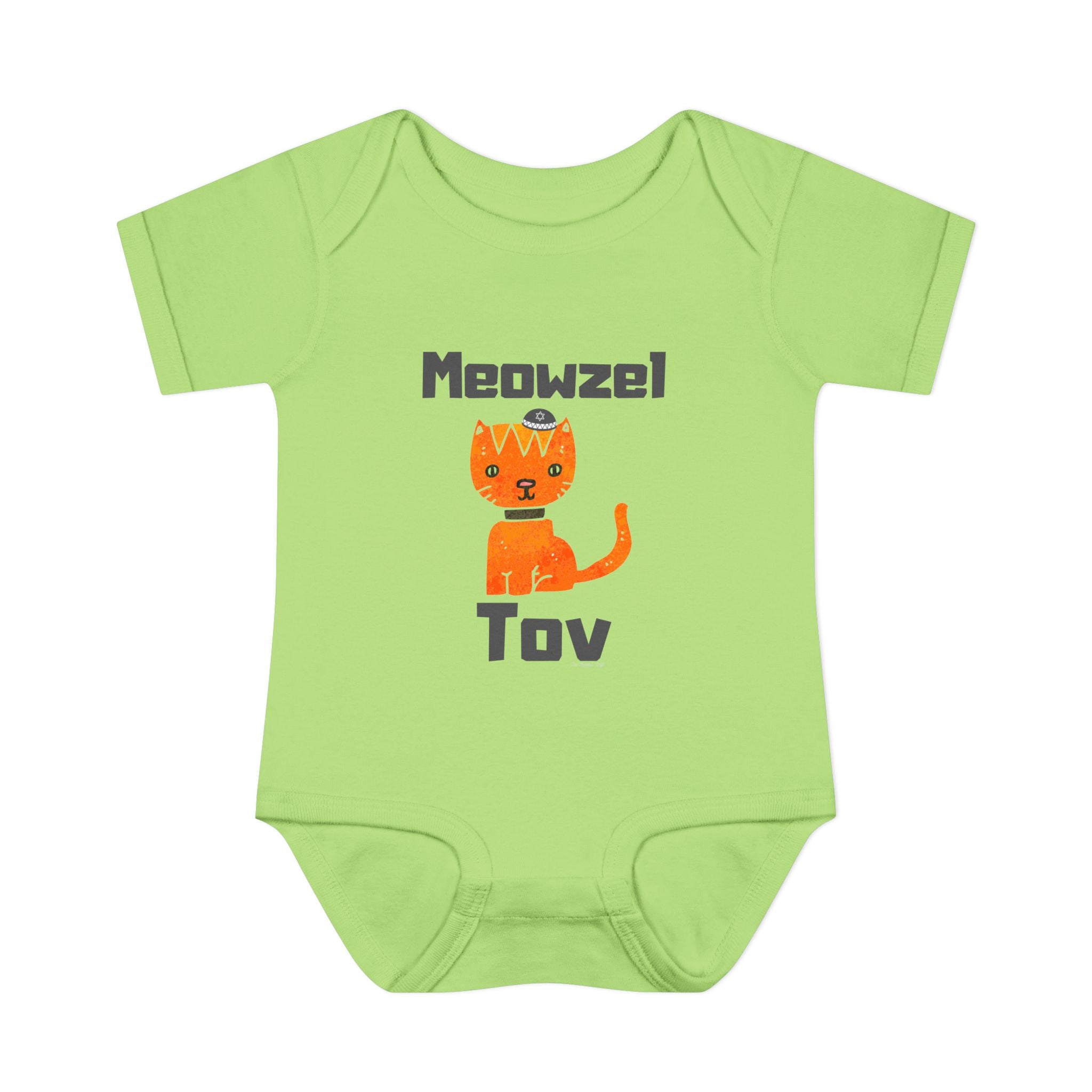 meowzel tov Cat mazel tov Infant Jersey One Piece Perfect for Baby Showers, Bris, Hanukkah, jewish gifts,