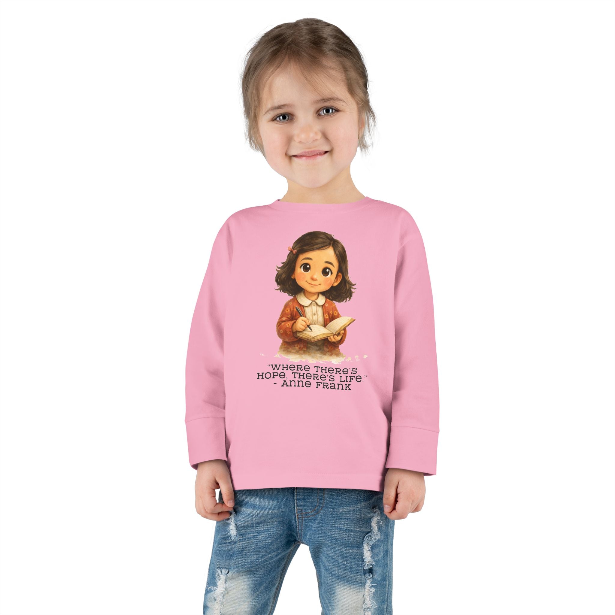 Anne Frank Kids Shirt, Jewish Hero Kids Tee Inspirational Quote, Jewish History Shirt for Children, Hebrew School Gift, Jewish Pride Kids