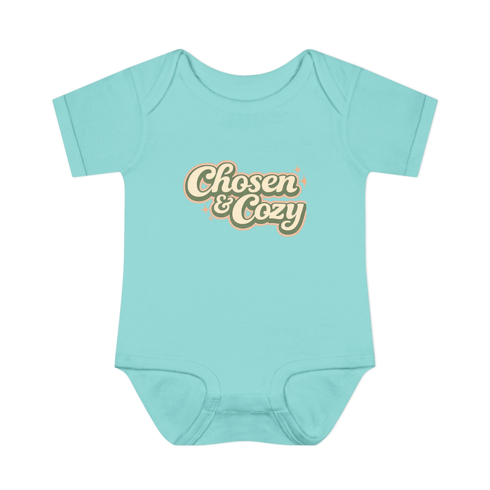 Chosen & Cozy Passover Pasach Infant Bodysuit | Retro Script Baby Onesie