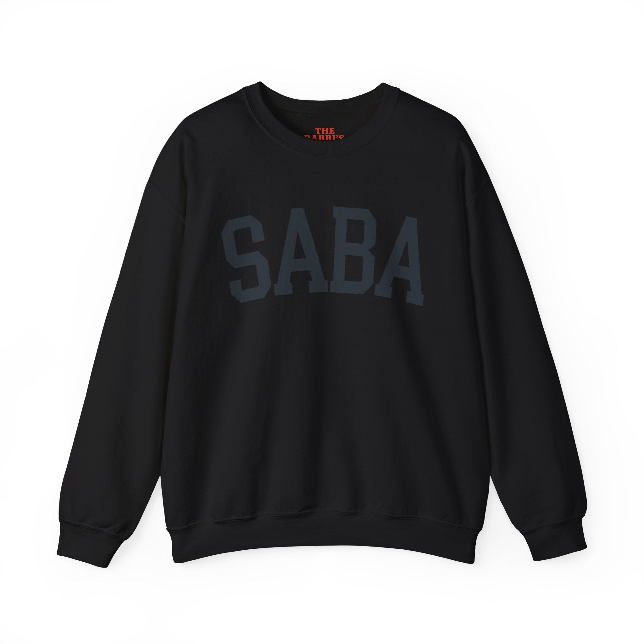 SABA Sweatshirt Hebrew Grandpa Crewneck, Jewish Grandfather Collegiate Letter Sweater Gift