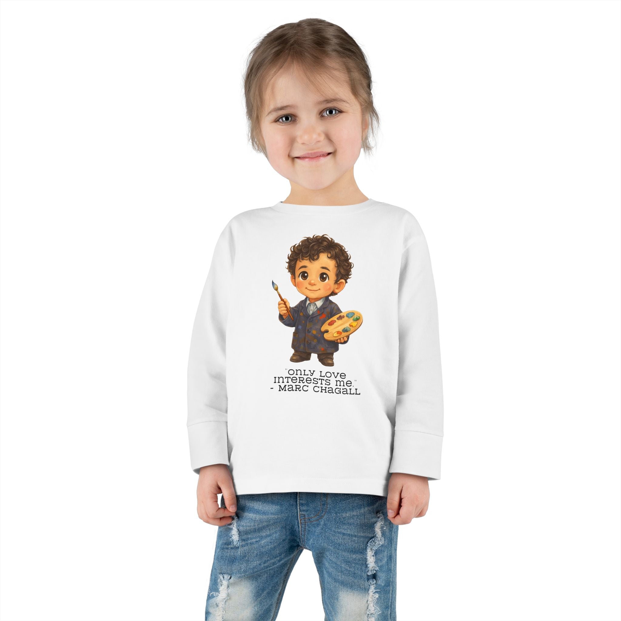 Marc Chagall Kids Shirt, Only Love Interests Me Quote Tee, Jewish Artist Kids Shirt, Jewish Art History Shirt