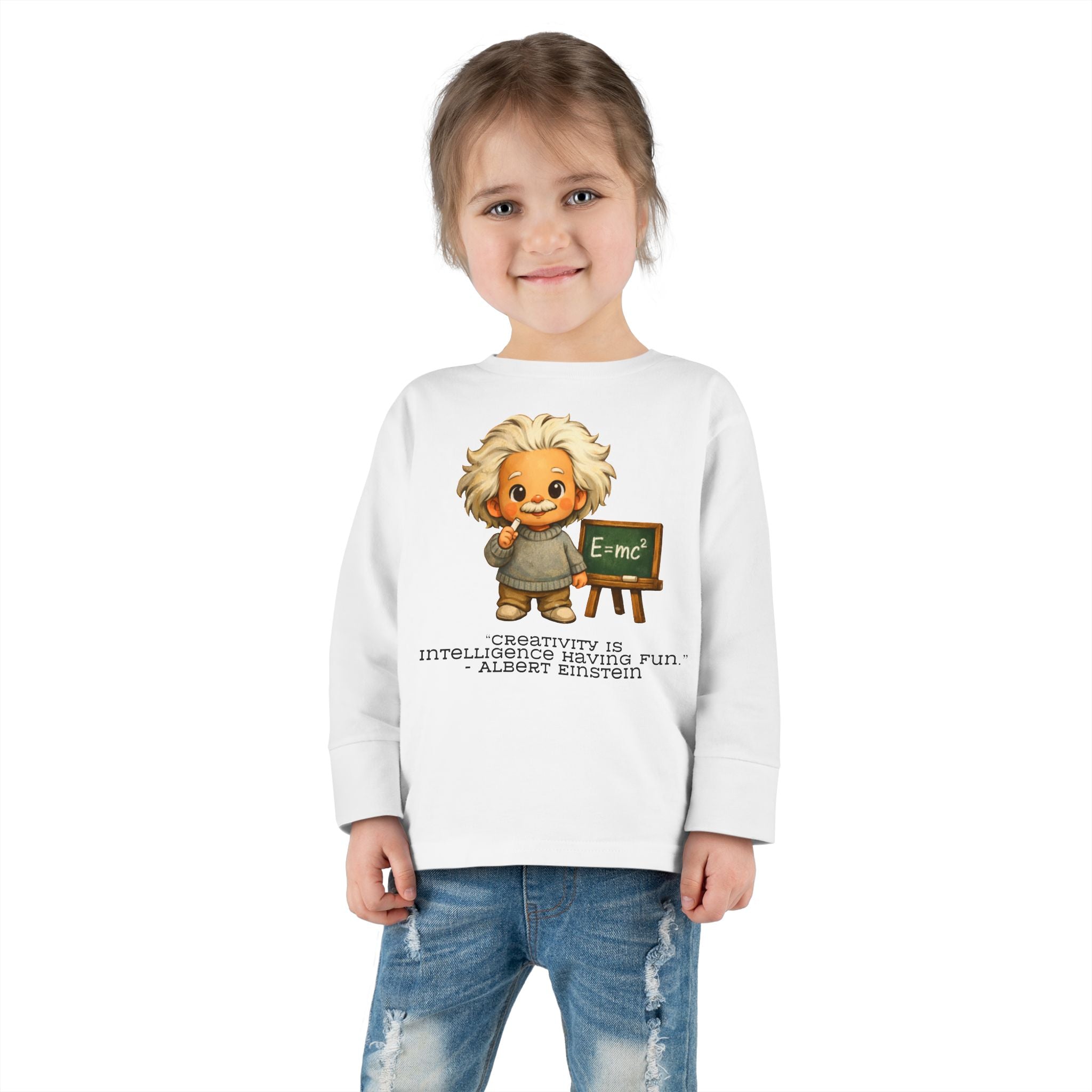 Albert Einstein Kids Shirt, Jewish Scientist Kids Tee, Creativity Quote Shirt for Children, Jewish History Shirt, STEM Kids Gift