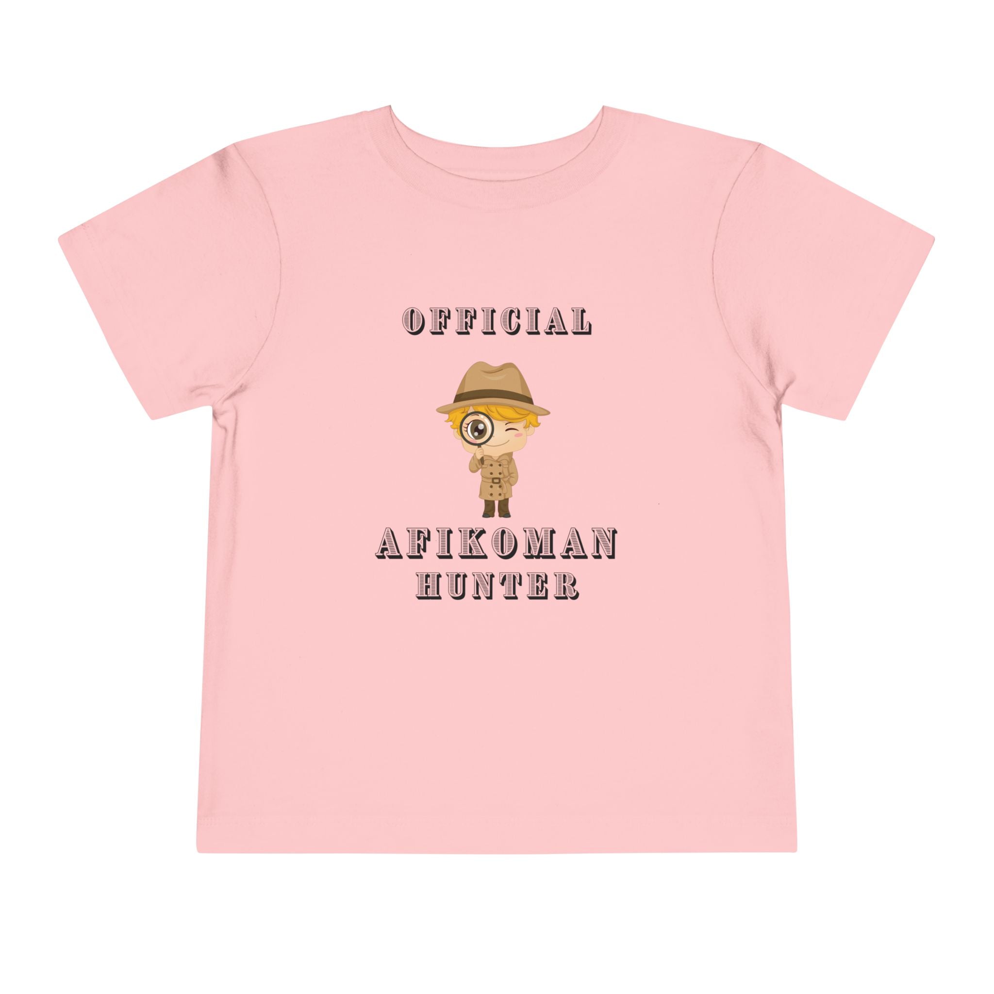Afikomen Hunter Toddler T Shirt, Passover Kids Shirt , Pesach Seder Outfit, Jewish Holiday Kids Gift girl