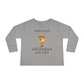 Afikomen Hunter Toddler Long Sleeve Tee, Passover Kids Shirt, Pesach Toddler Outfit, Jewish Holiday Gift girl