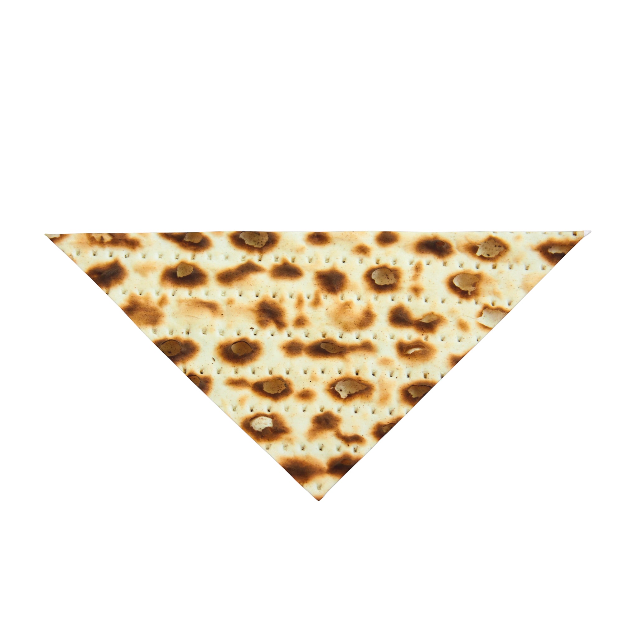 Passover Dog Bandana Matzah Print Pet Scarf, Jewish Holiday Outfit for Dogs, Pesach Gift for Pet Lover