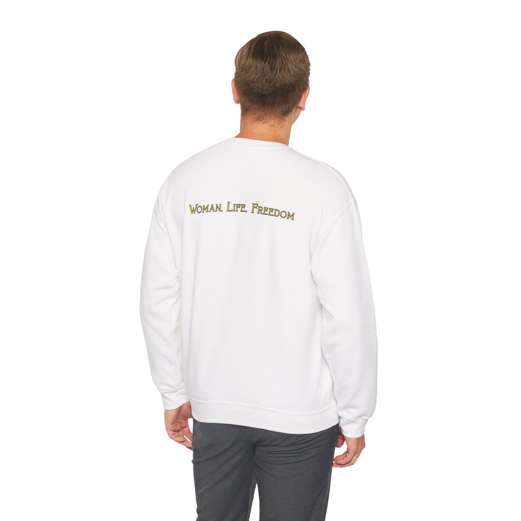 Woman Life Freedom Lion of Persia Sweatshirt, Iran Crest Crewneck, Feminist Protest Sweatshirt Gift