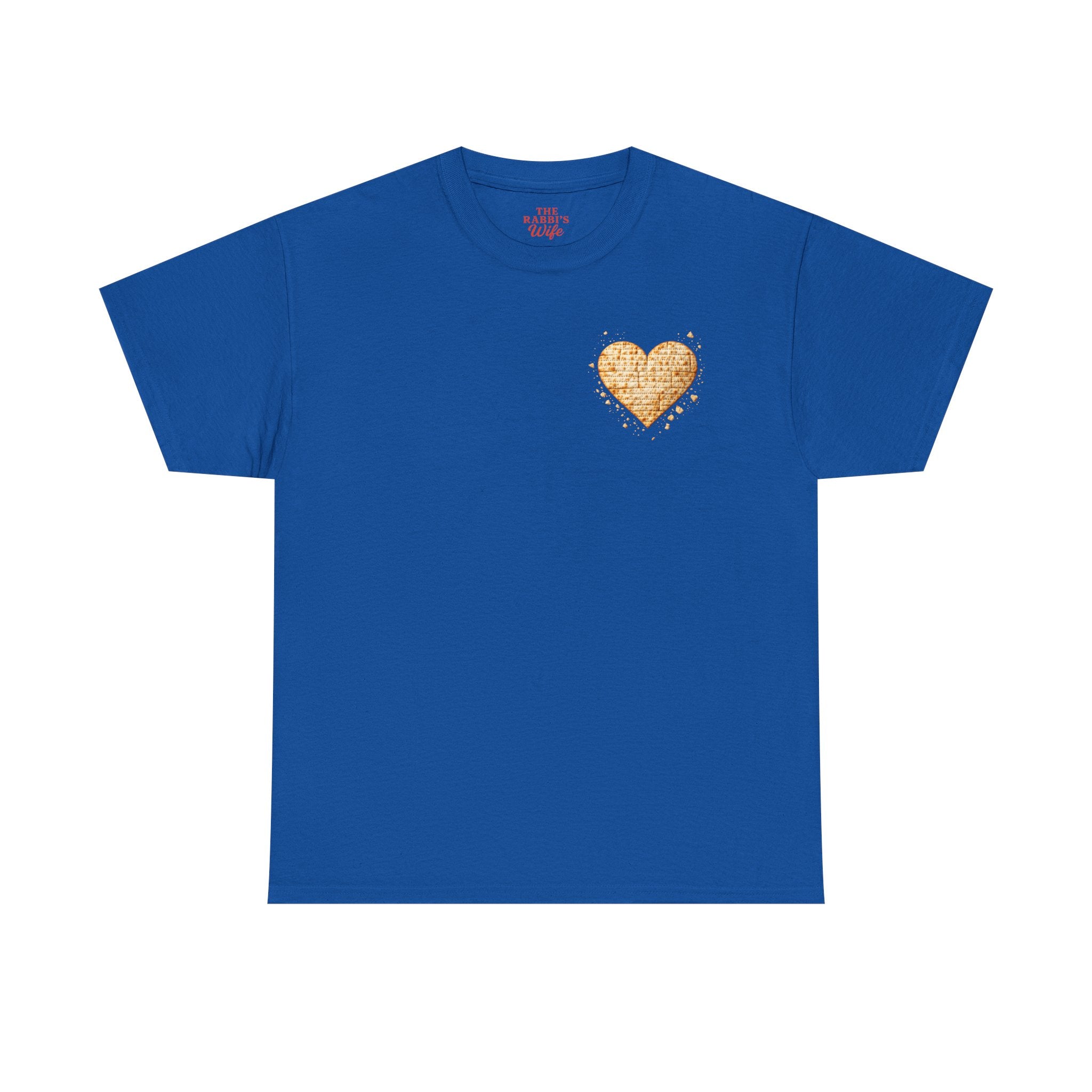 Matzah Heart T Shirt Passover Shirt for Women, Jewish Holiday Tee, Matzah Texture Love Shirt, Jewish Mom Gift