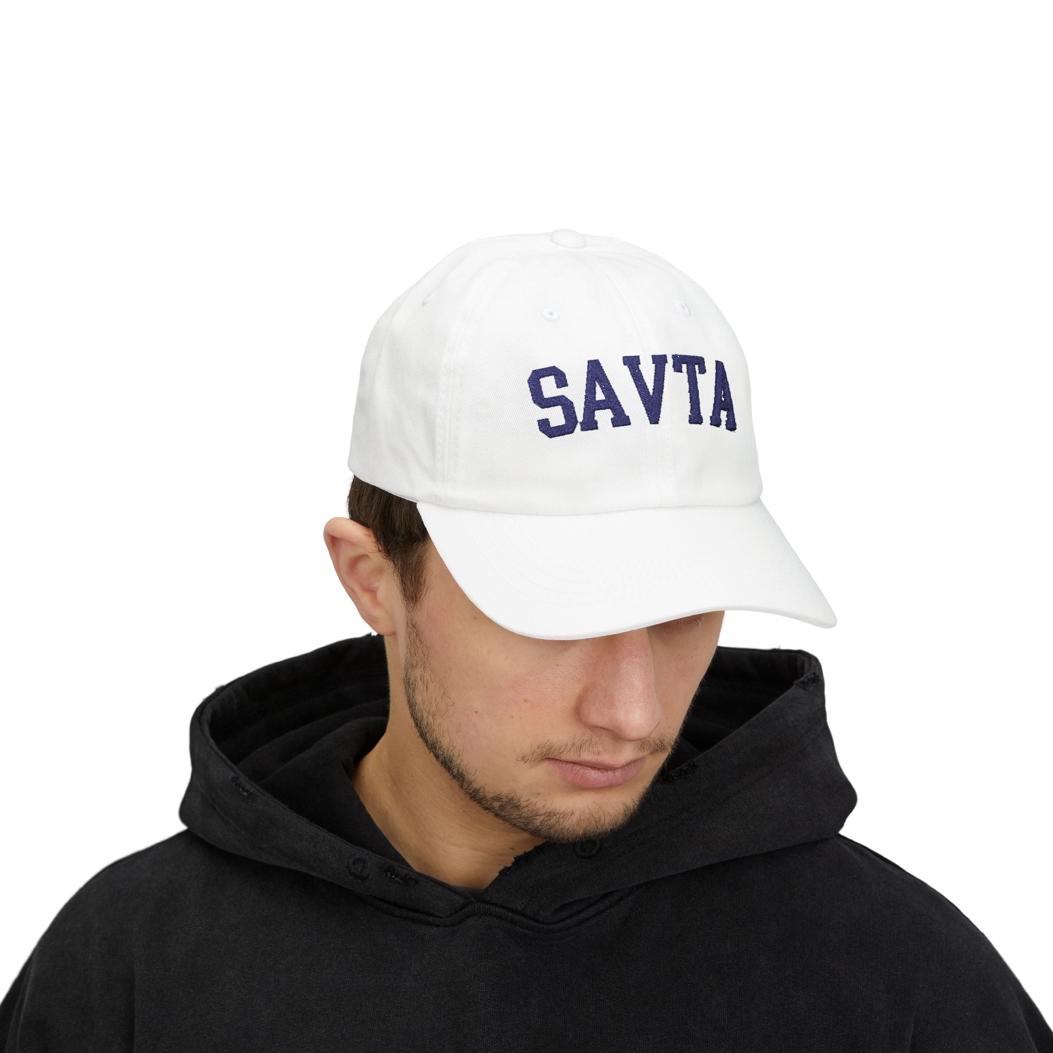 Savta Embroidered Baseball Cap Jewish Grandma Hat Hebrew Grandmother Gift College Style Dad Hat Adjustable Cotton