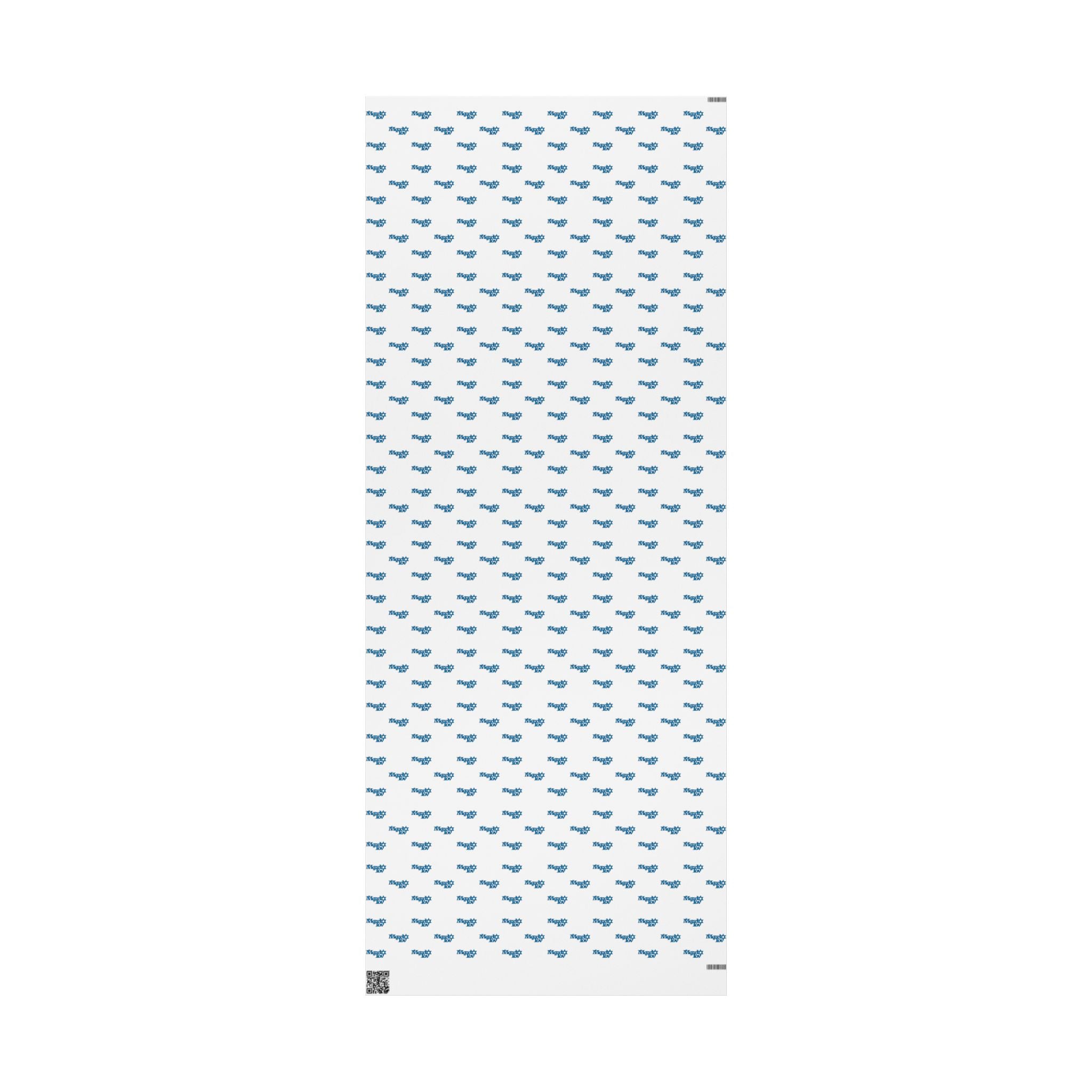 Mazel Tov Wrapping Paper for Jewish Wedding and Bar Mitzvah, Simcha Gift Wrap Roll, Hanukkah Celebration Paper