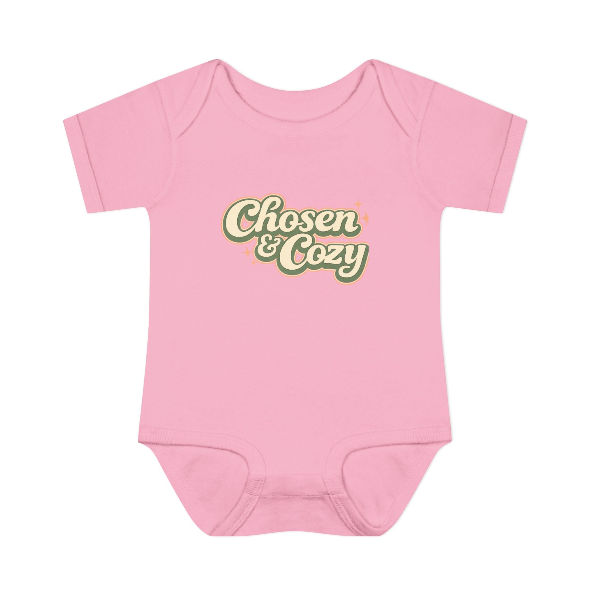 Chosen & Cozy Passover Pasach Infant Bodysuit | Retro Script Baby Onesie