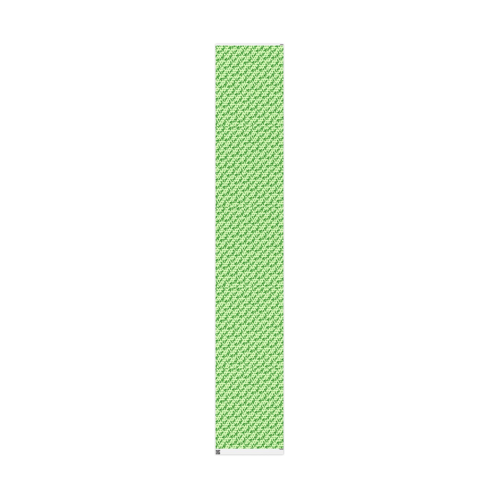 Mazel Tov Wrapping Paper | Green Star of David Gift Wrap | Jewish Celebration Wrap | Bar Mitzvah Gift Paper | Baby Naming Gift Wrap