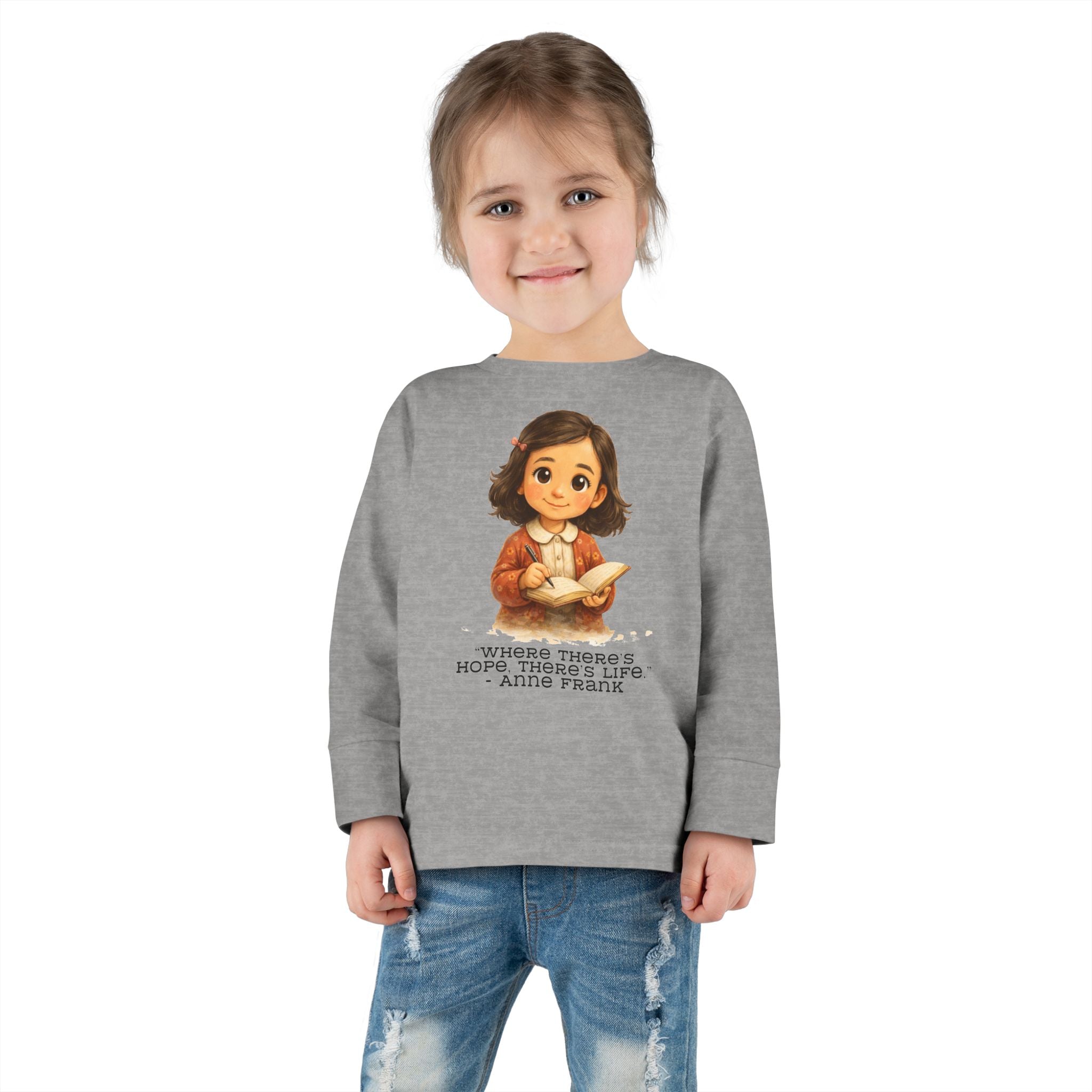 Anne Frank Kids Shirt, Jewish Hero Kids Tee Inspirational Quote, Jewish History Shirt for Children, Hebrew School Gift, Jewish Pride Kids