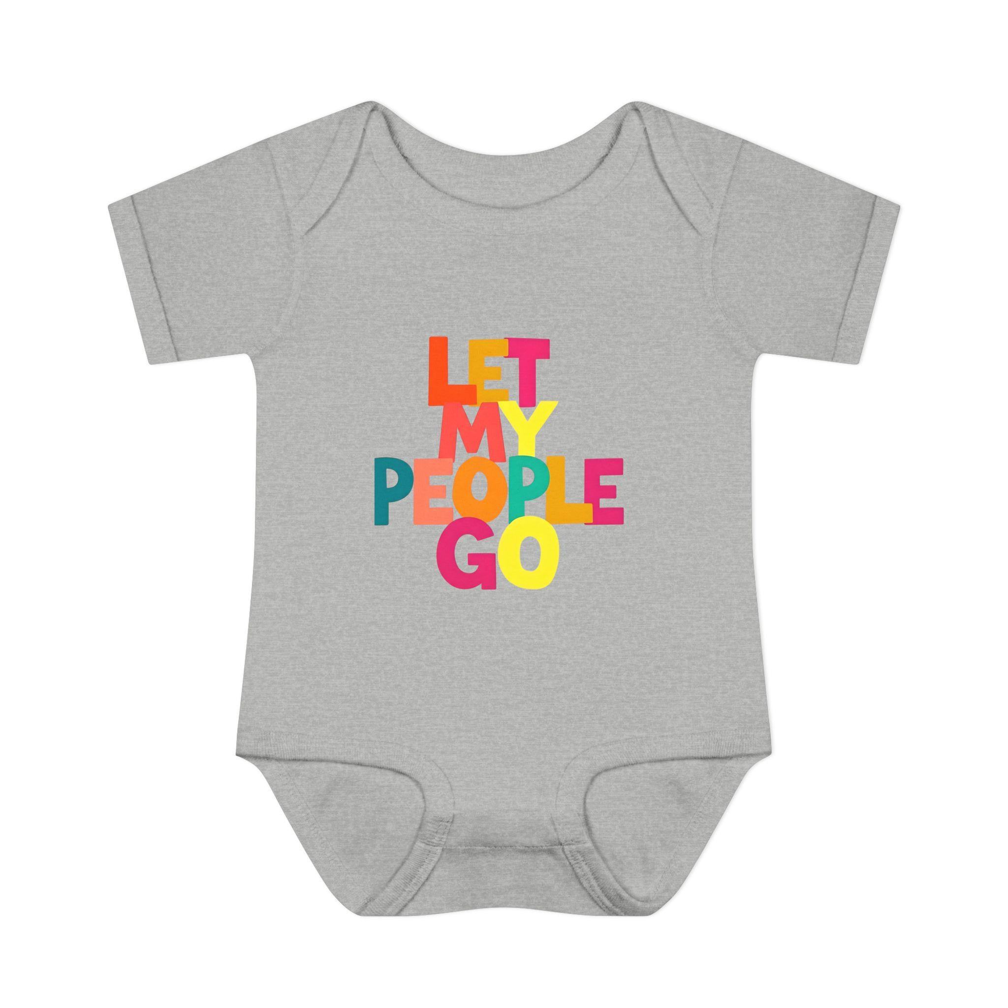 Let My People Go Baby Bodysuit, Funny Jewish Passover Infant Outfit