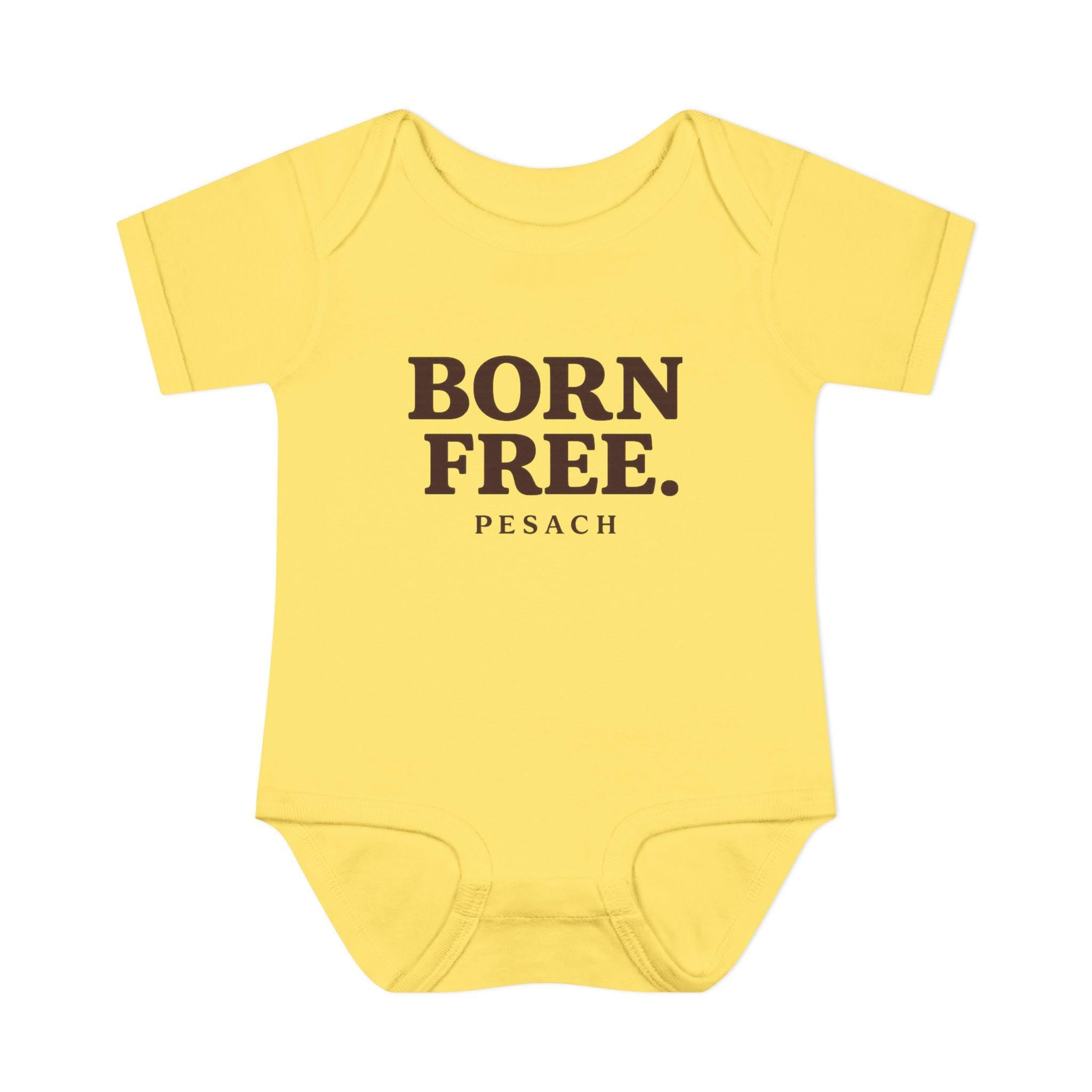 Born Free Pesach Bodysuit | Infant Onesie, Passover Baby Tee
