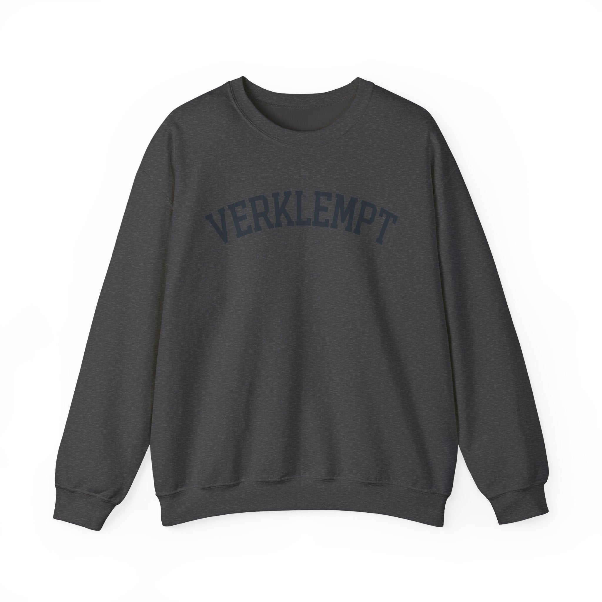 Verklempt Sweatshirt Yiddish Crewneck, Funny Jewish Slang Pullover, Cozy Embroidered Judaica Gift