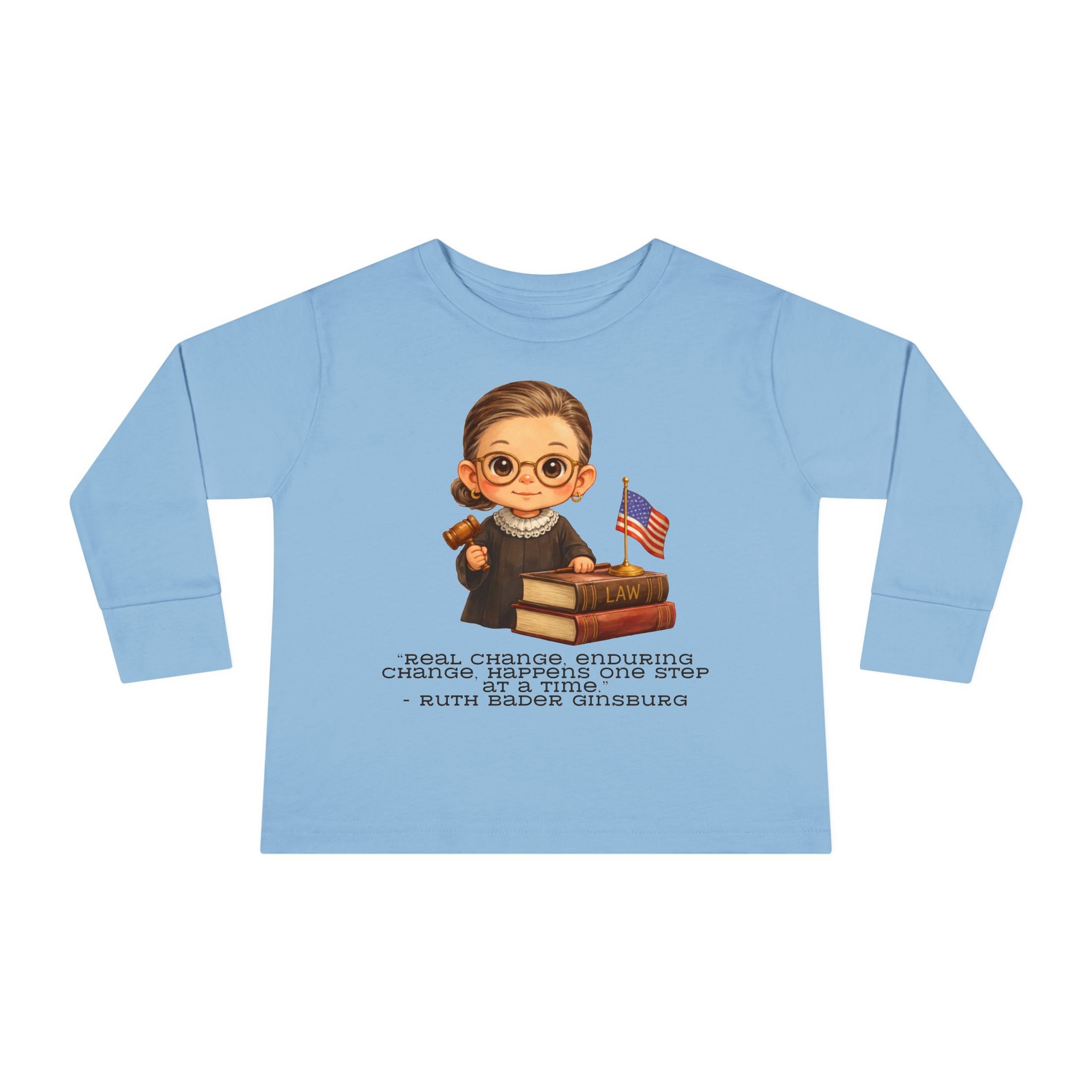 Ruth Bader Ginsburg Kids Shirt, RBG Quote Kids Tee, Jewish Hero Kids Shirt, Jewish History Shirt for Children, Girl Power Kids
