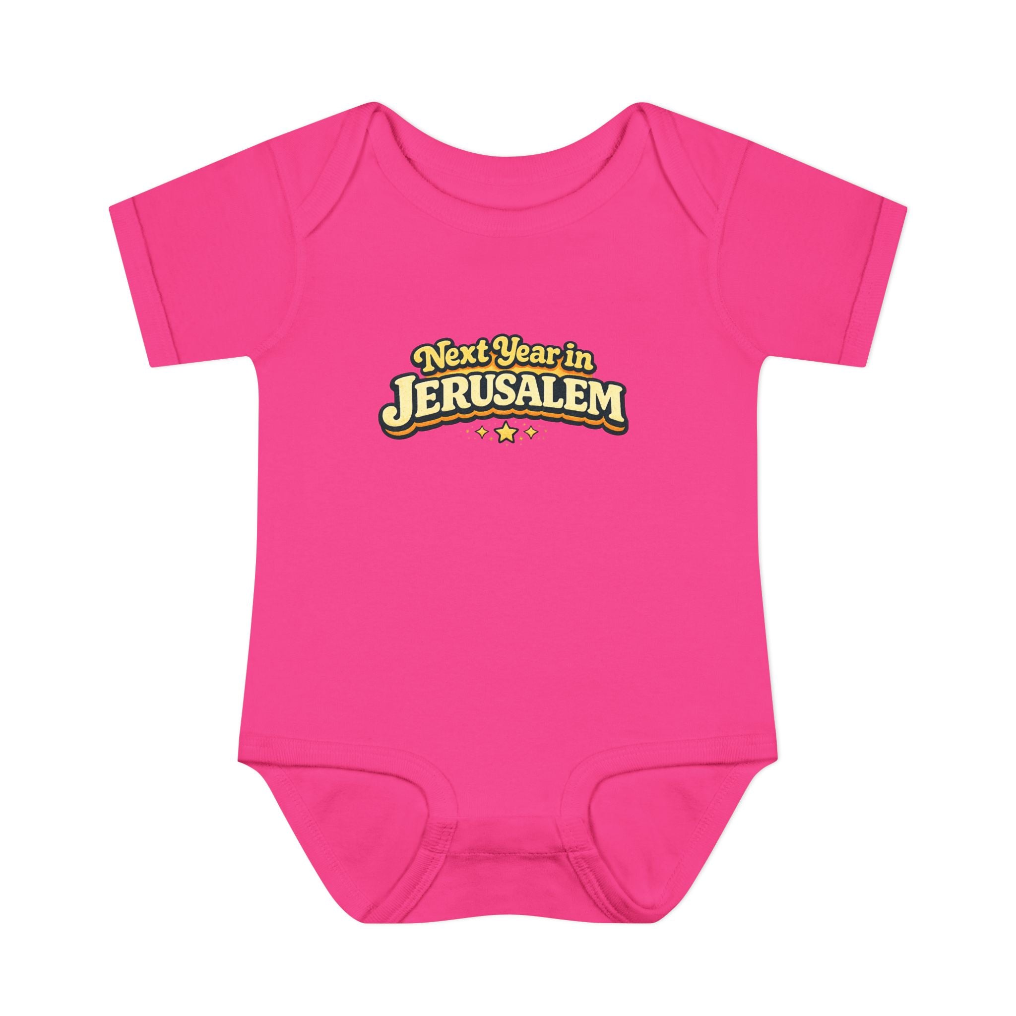 Next Year in Jerusalem Bodysuit | Baby Jewish Holiday Passover Shirt