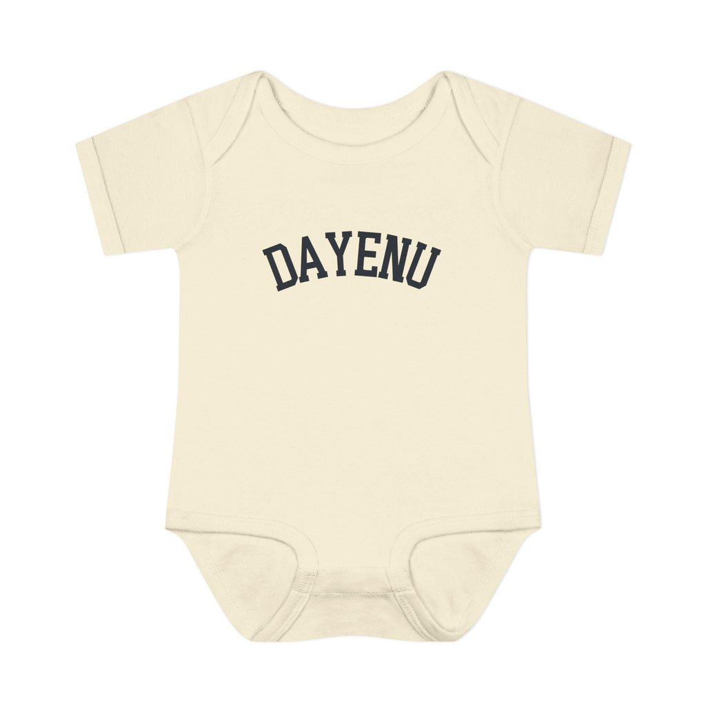 Dayenu Baby Bodysuit, Modern Passover Seder Outfit