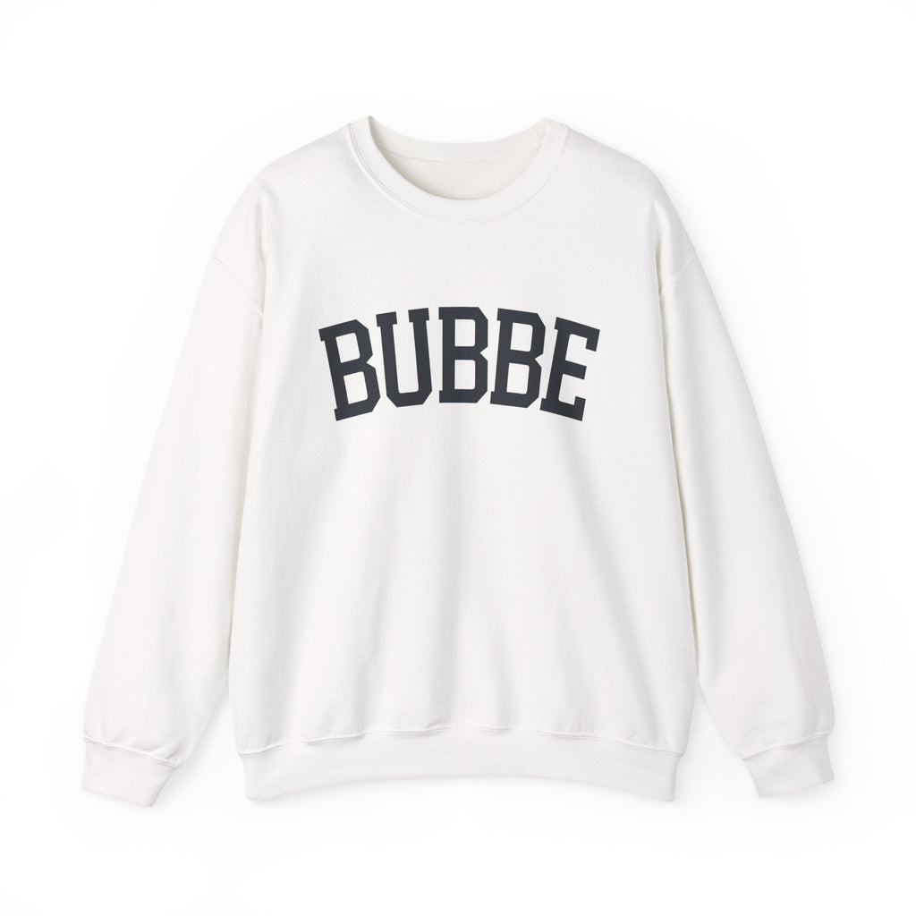 BUBBE Sweatshirt Hebrew Grandma Crewneck, Jewish Grandmother Cozy Pullover, Embroidered Family Gift