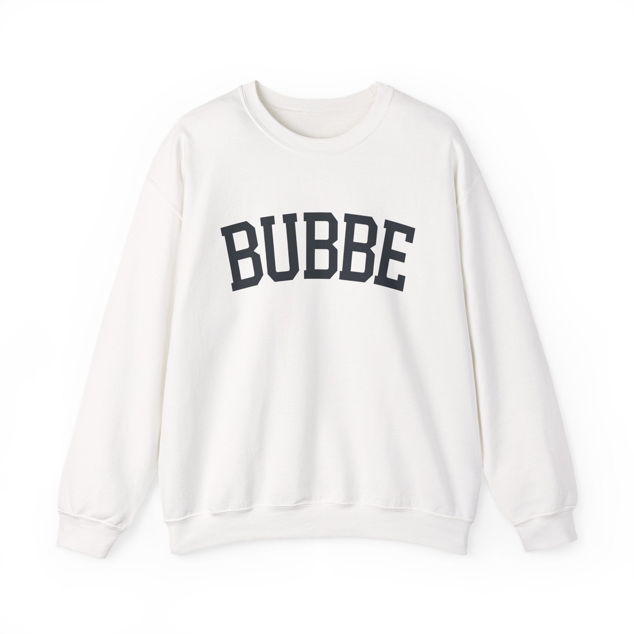 BUBBE Sweatshirt Hebrew Grandma Crewneck, Jewish Grandmother Cozy Pullover, Embroidered Family Gift