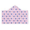 Jewish Evil Eye Hooded Towel for Kids, Pink Heart Bath Towel, Pool Beach Towel, Jewish Baby Gift, Girls Swim Towel
