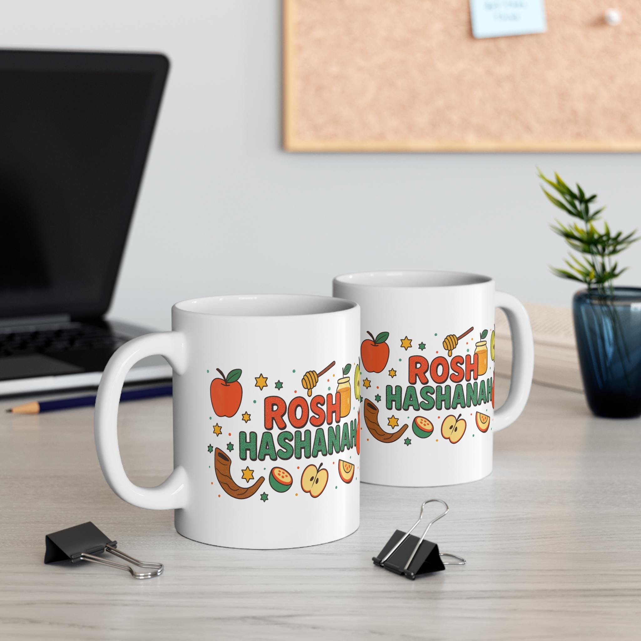 Rosh Hashanah Mug, Shanah Tovah, Jewish New Year Gift