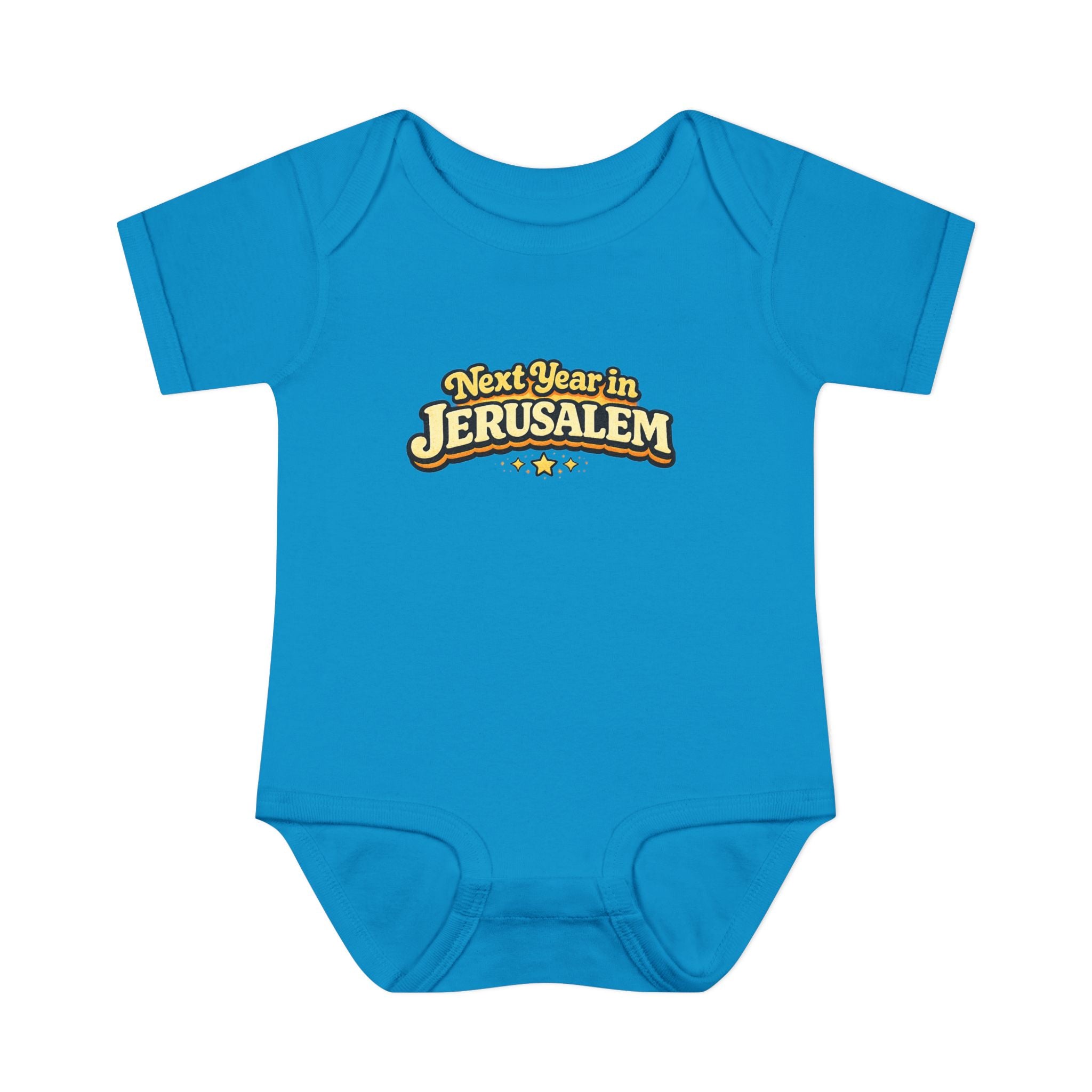 Next Year in Jerusalem Bodysuit | Baby Jewish Holiday Passover Shirt