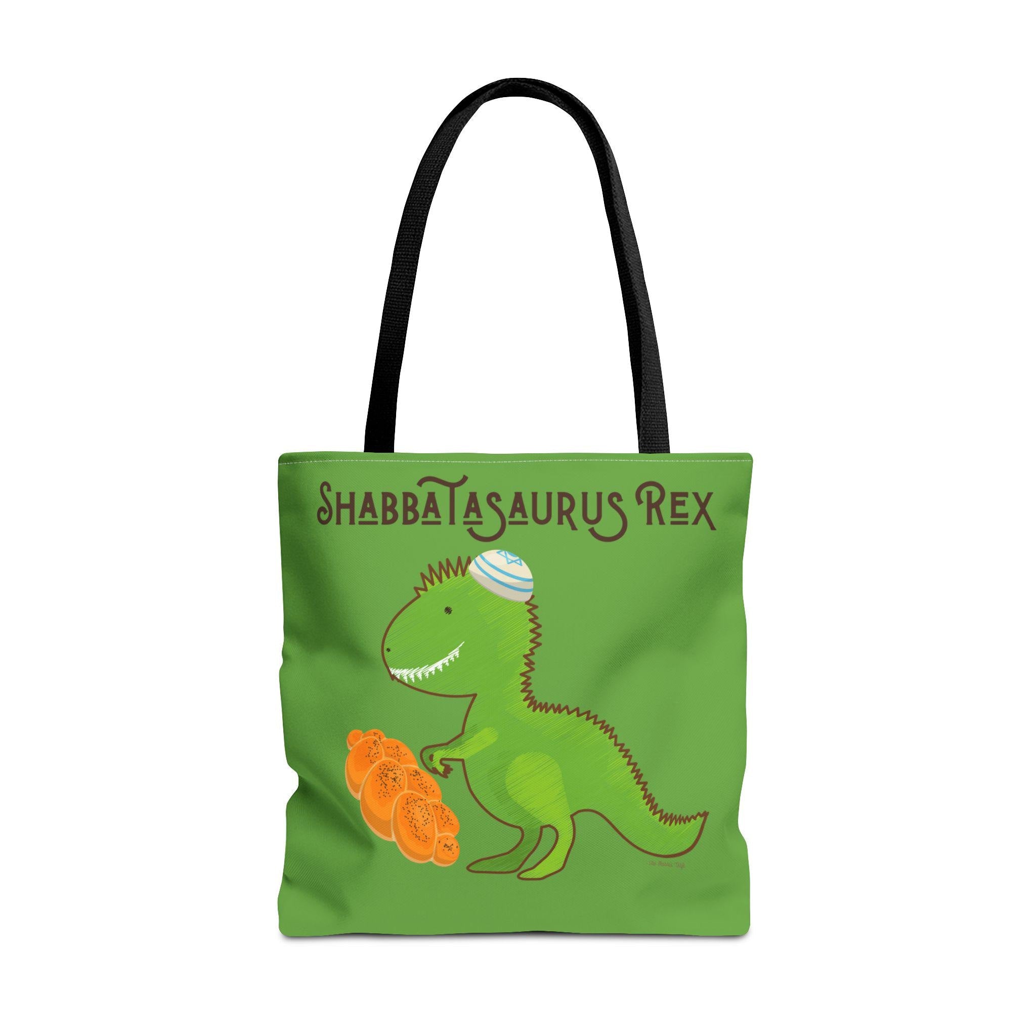 Shabbatasaurus Rex Tote Bag: Funny Jewish Dinosaur Gift