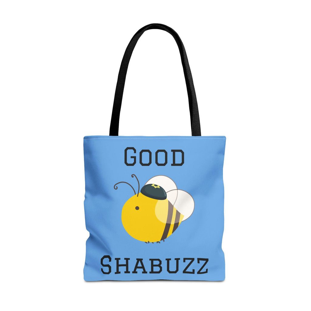 Good ShaBuzz Jewish Tote Bag, Bee Kippah Design, Funny Shabbat Gift