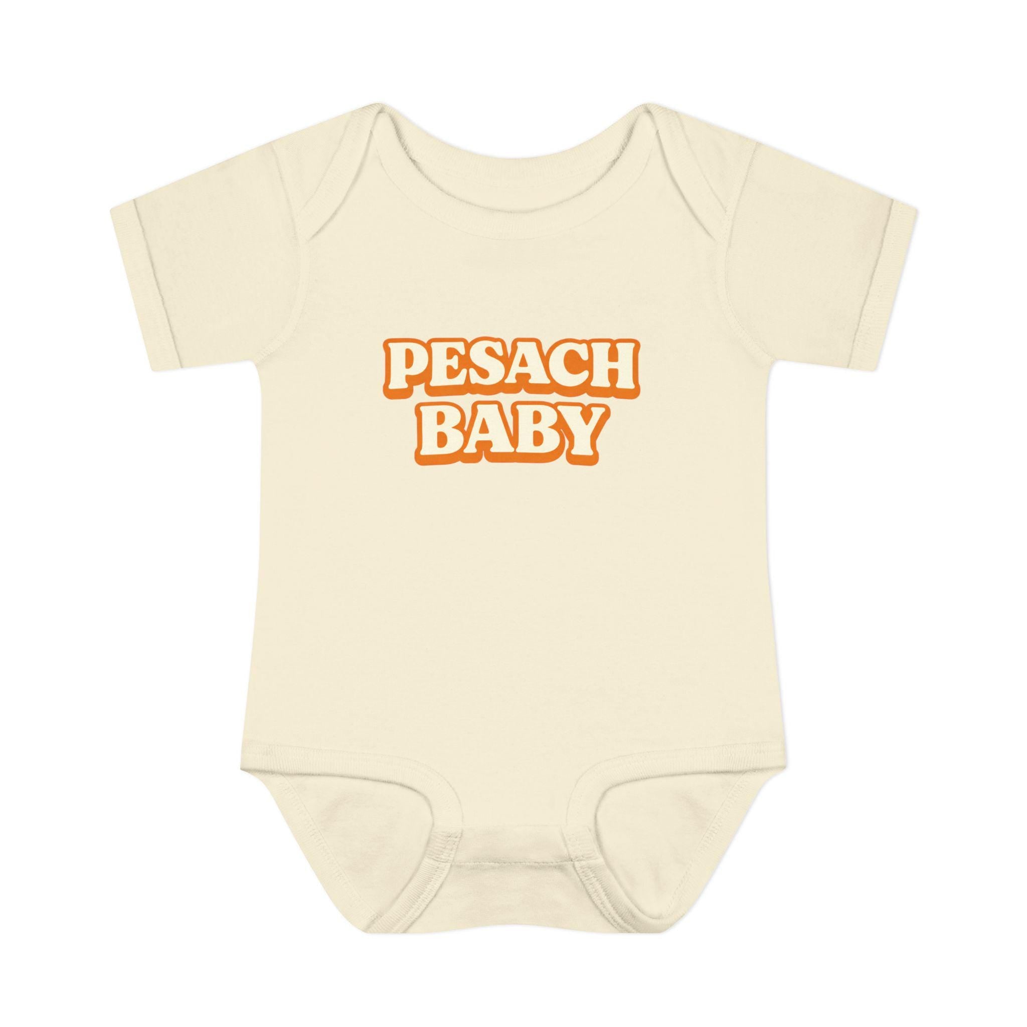 Pesach Baby Bodysuit | Passover Infant Onesie, Retro Text