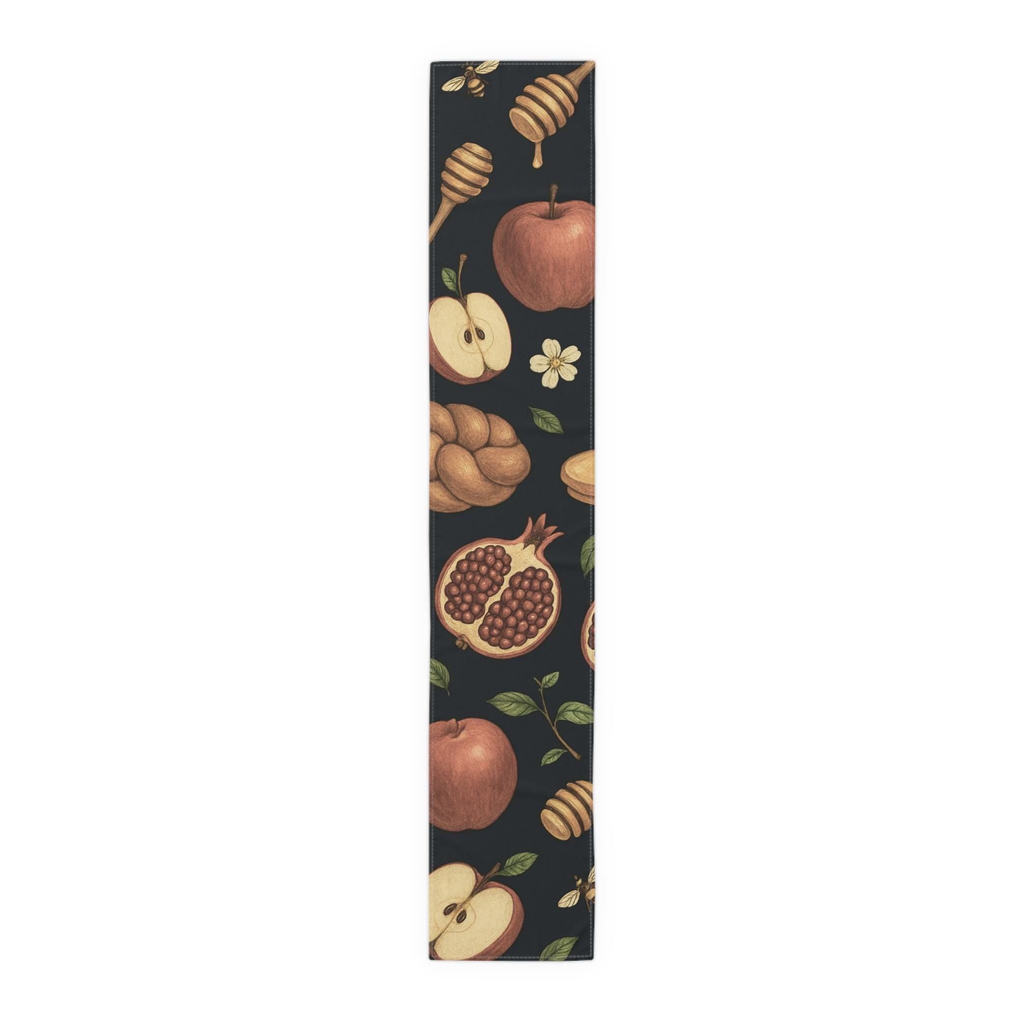 Rosh Hashanah Pomegranate Table Runner 16x90