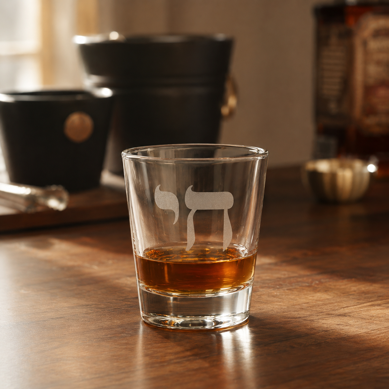 Chai Hebrew Letter Shot Glass | Shot Glass