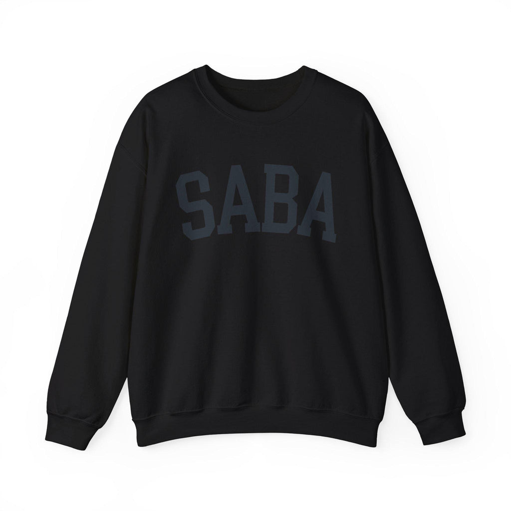 SABA Sweatshirt Hebrew Grandpa Crewneck, Jewish Grandfather Collegiate Letter Sweater Gift